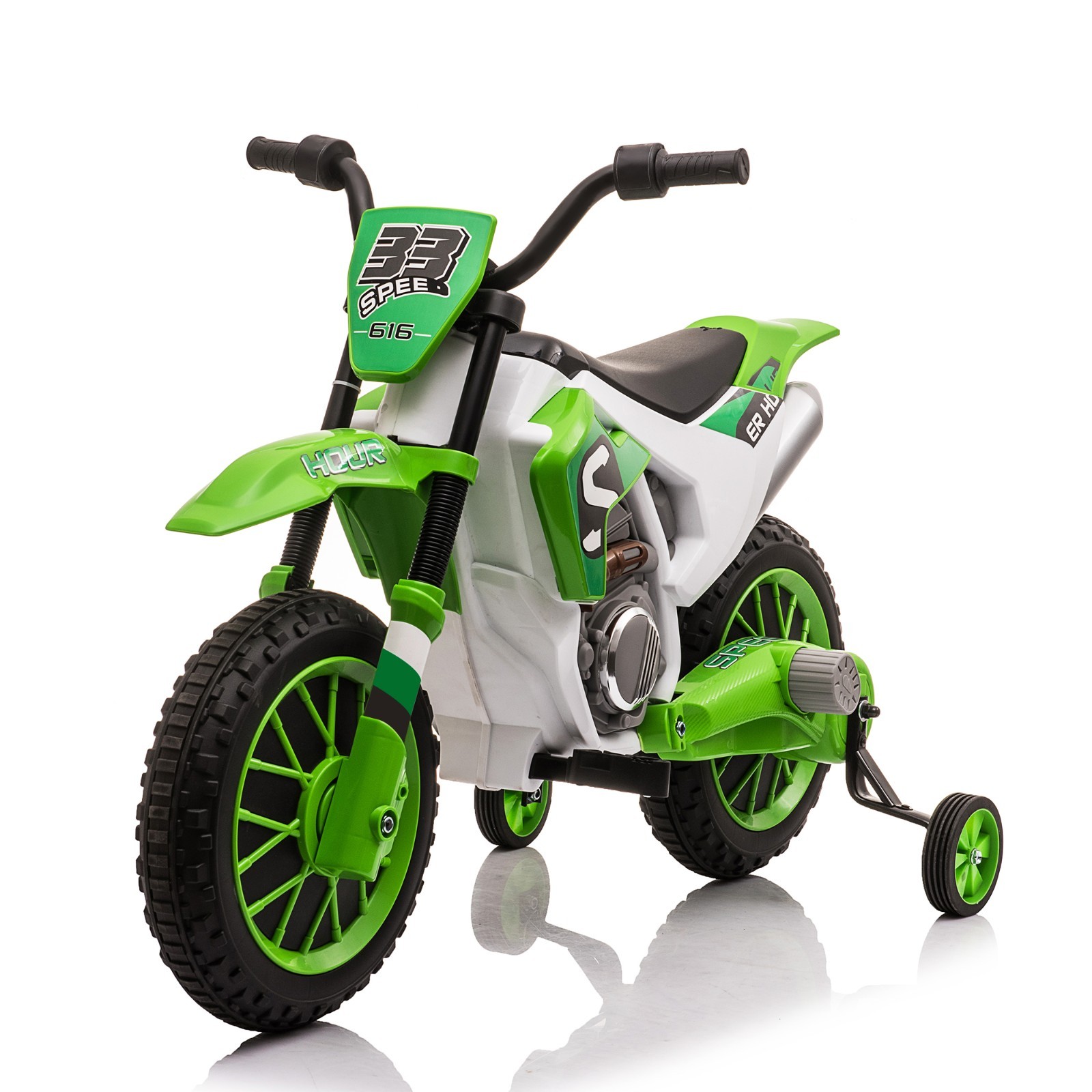 TOBBI Electric Motorcycle for Kids 12V Dirt Bike Ride on Toy Battery Motorbike