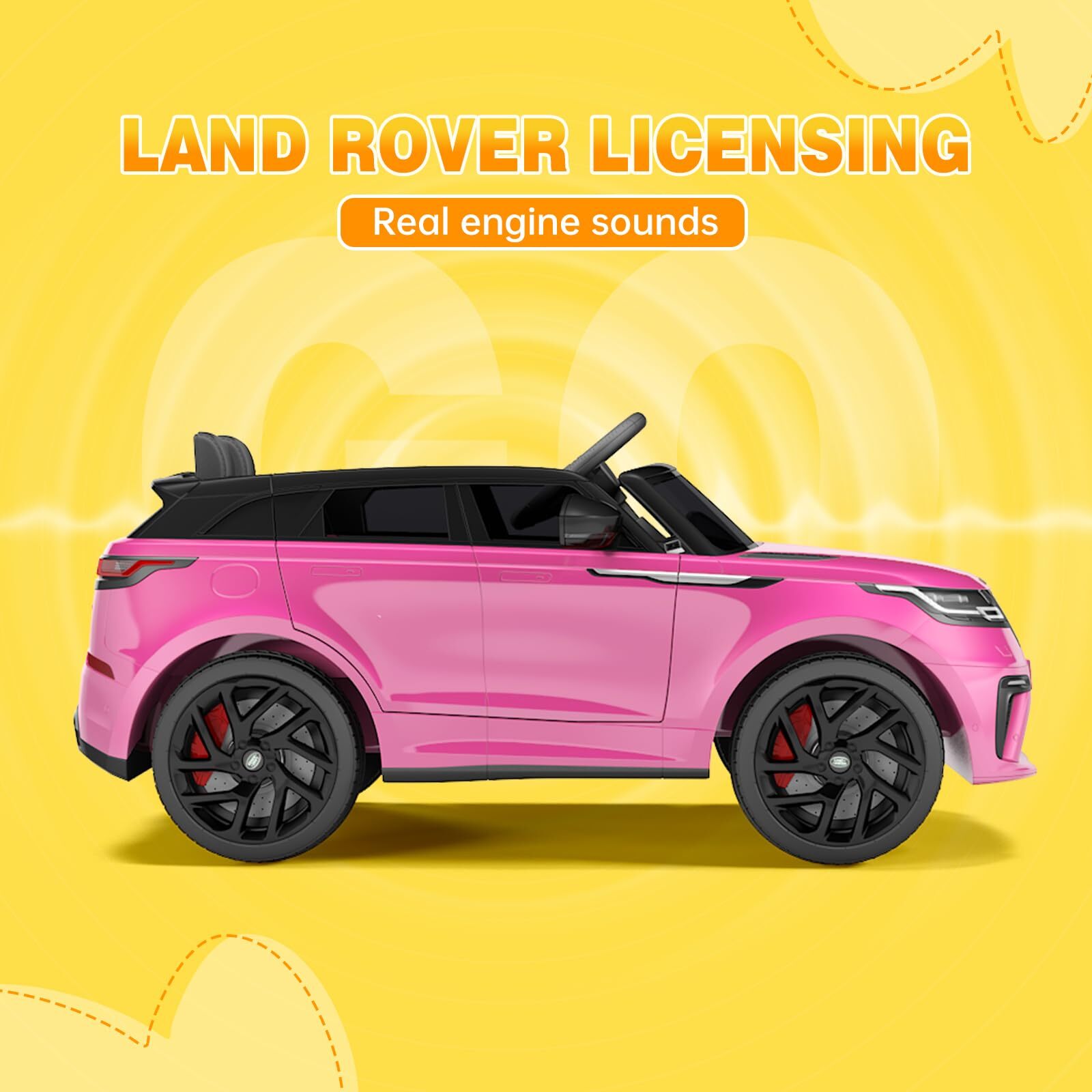 🔥Kids Ride On Car with Remote Licensed Land Rover Kids Electric Car for Kids 3-