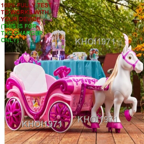 WALL charger AC adapter FOR 17358 HUFFY Disney PRINCESS Royal HORSE CARRIAGE