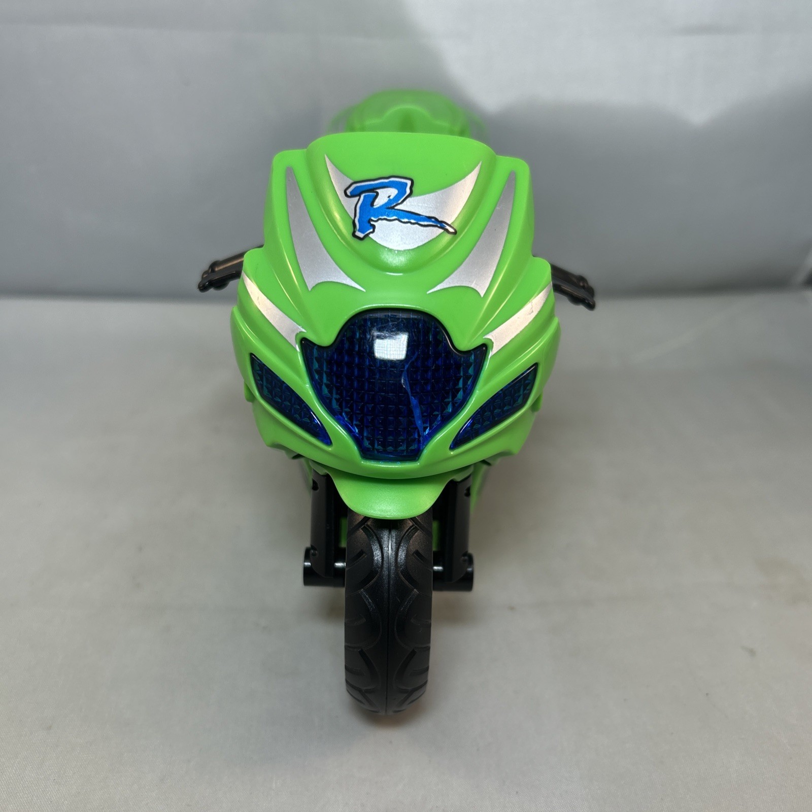 Raxx Wheel Motorcycle Light And Sound Friction Green – *Does not Work*