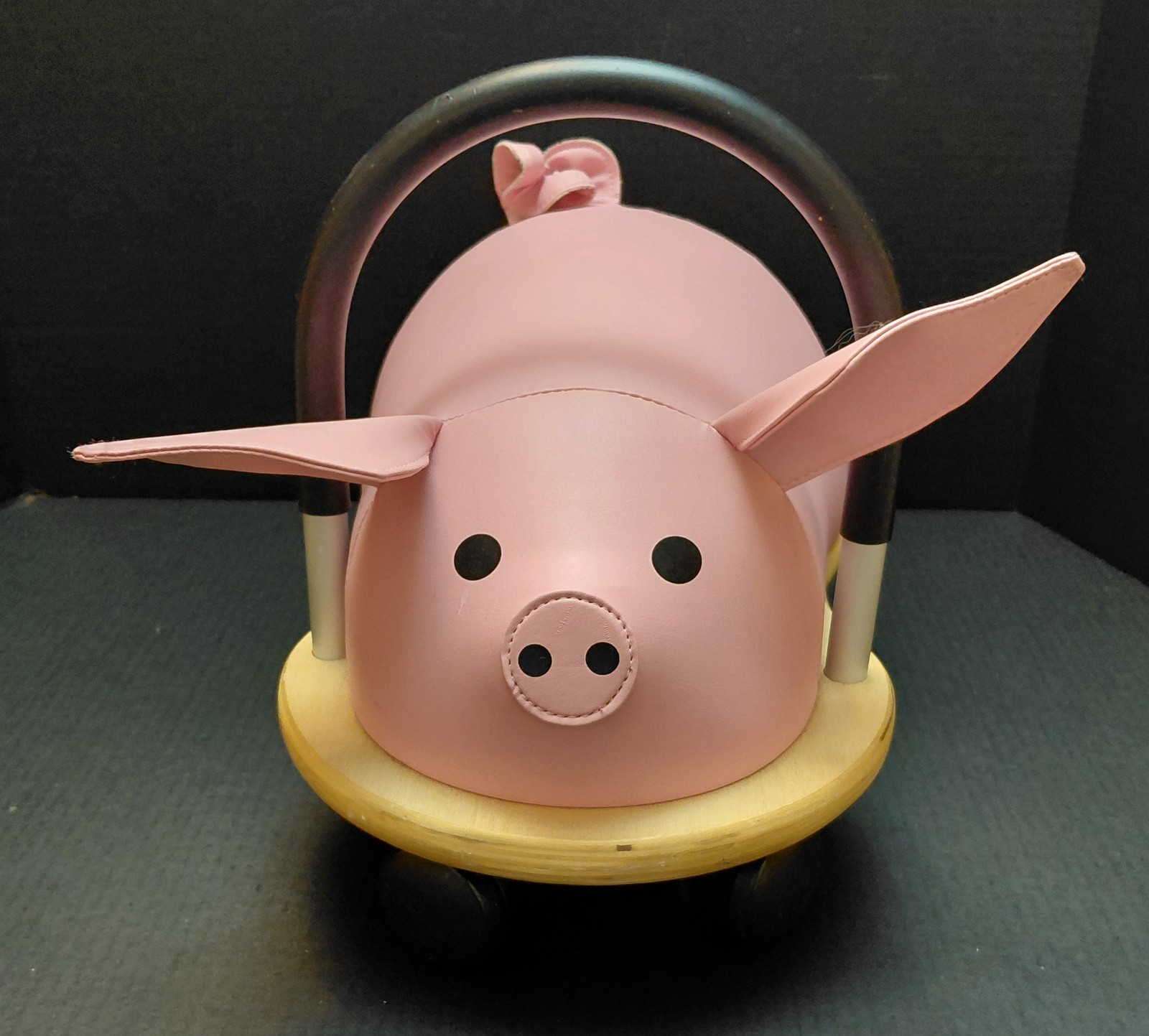 Wheely Bug Pig Ride On Toy Pink Rolling Toddler Scooter Prince Lionheart