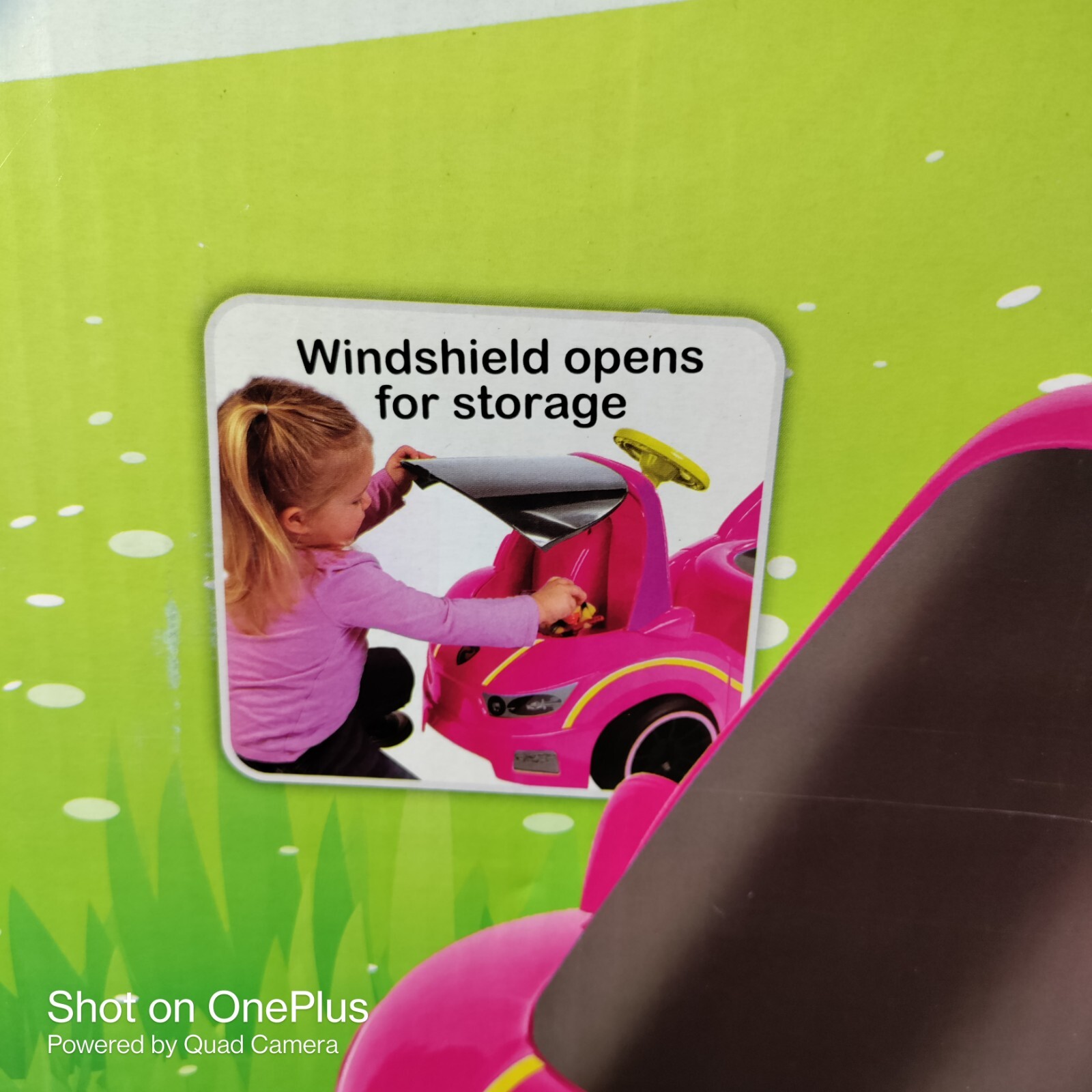 Rollplay Dizzy Driver 6-Volt Battery Operated Ride-On Power Wheel Car Pink Age 1
