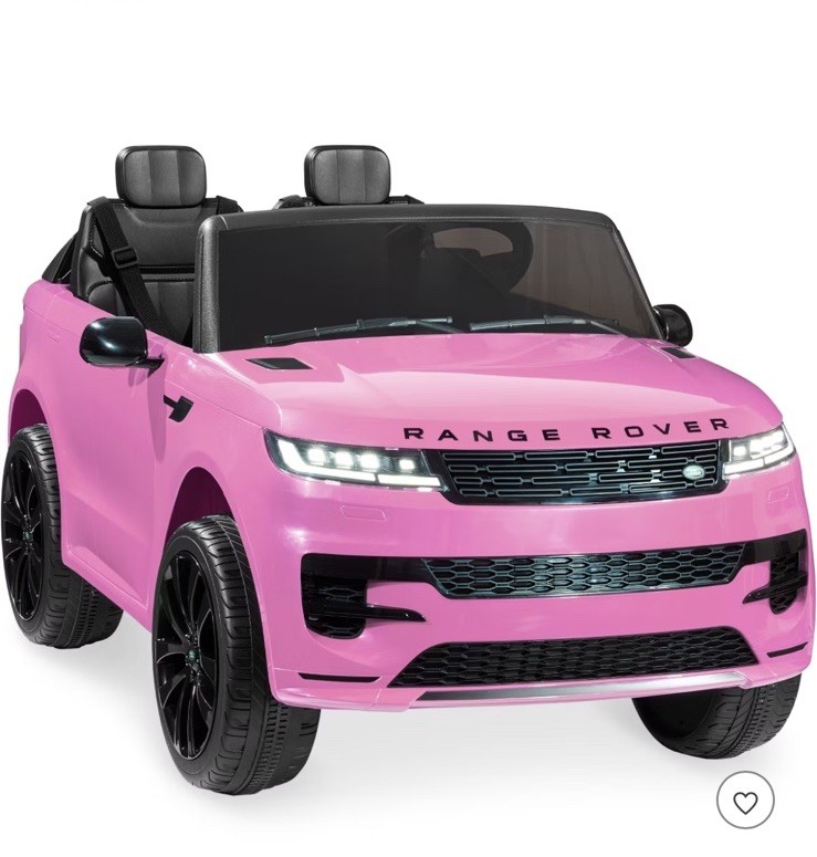 Land Rover Range Rover Velar 2019 Pink Battery Ride-On Toy Car Remote Control