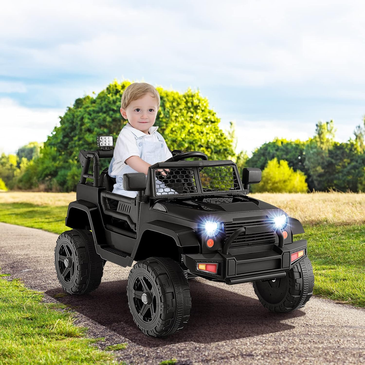 Ride on Truck, 12V Battery Powered Vehicle Ride on Car with Remote Control, S…