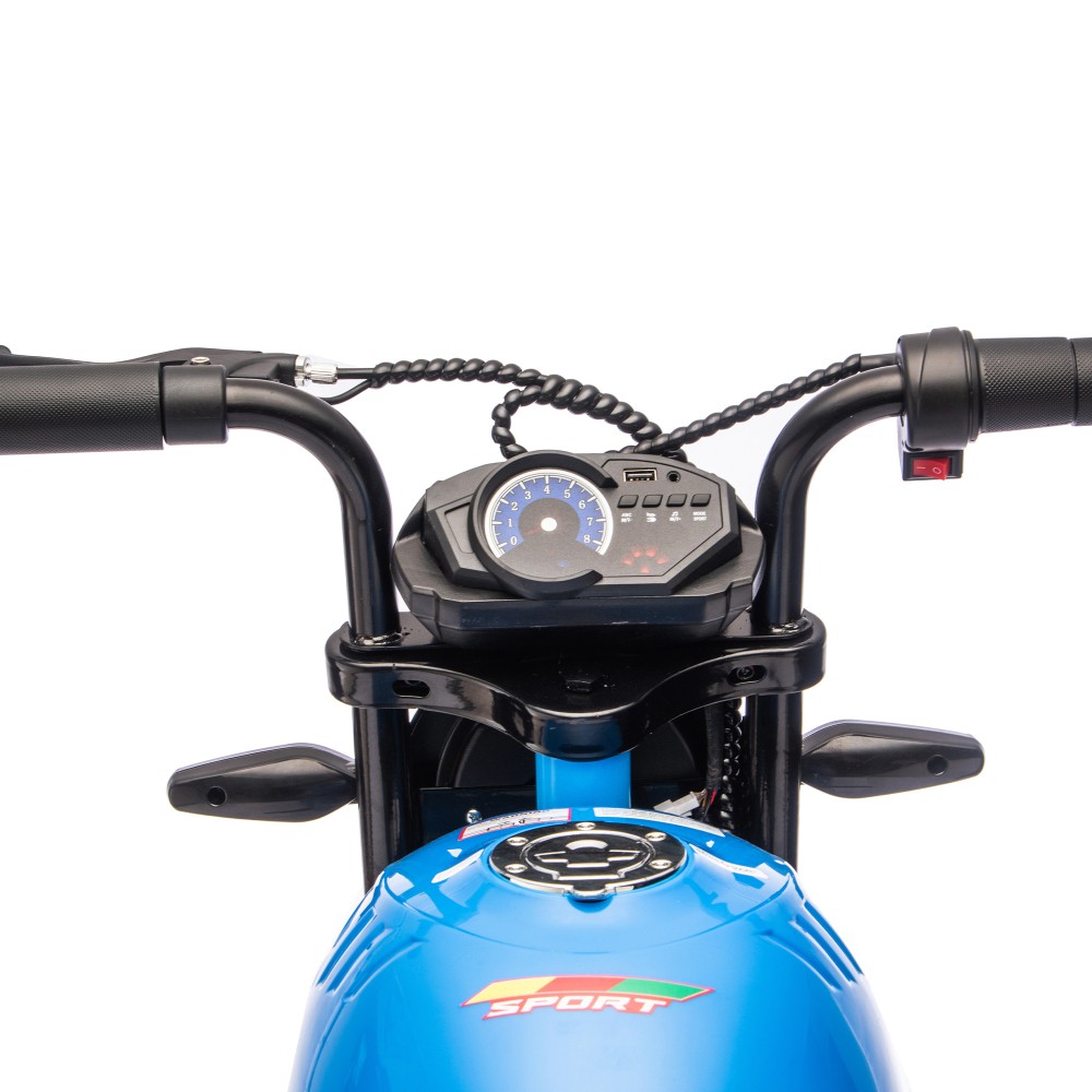 24V300W Kids XL Electric Toy Muscle Motorcycle 11.18MPH Dual Suspension