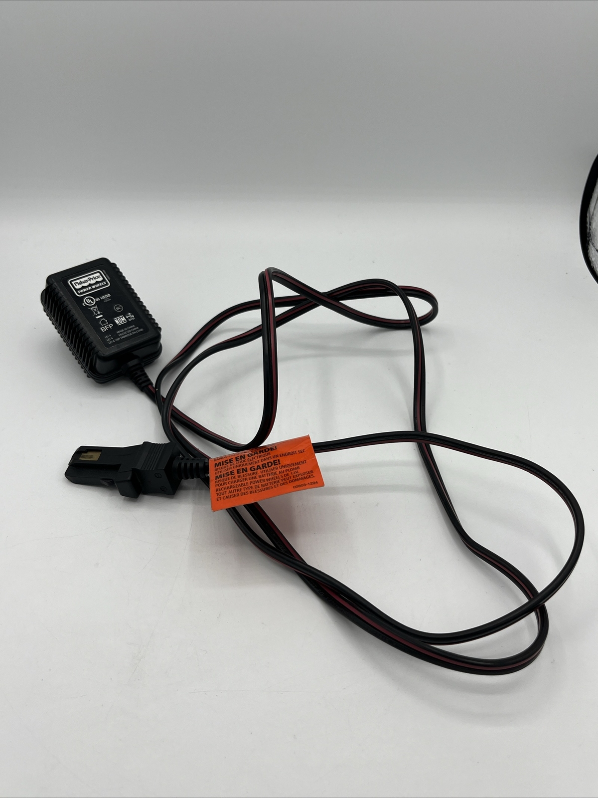 Fisher Price Power Wheels 00803-1295 Class 2 Battery Charger OEM Genuine