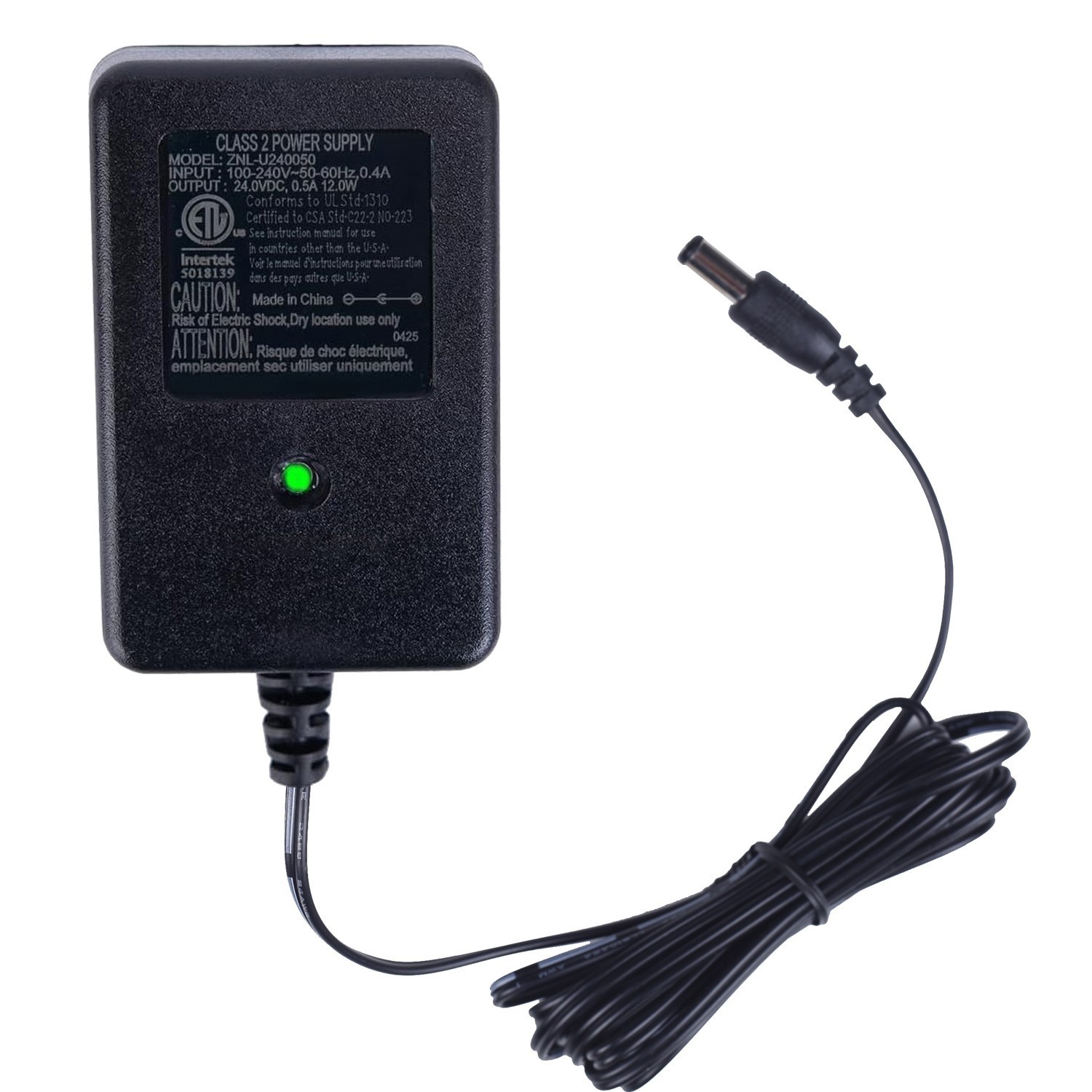 24 Volt Battery Charger for Kids Ride On Cars, 24V Kidzone Bumper Car Adapter