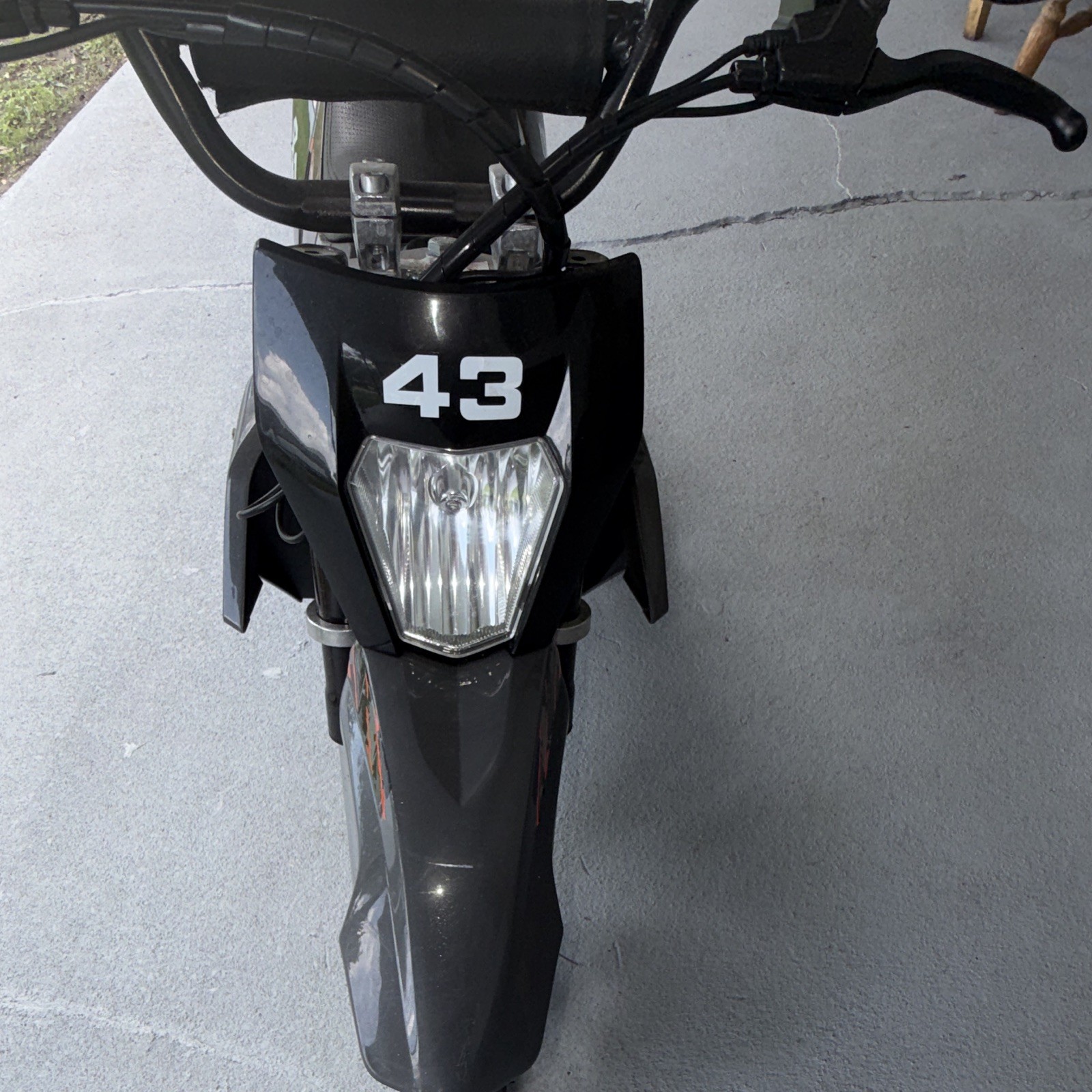 Kids Off-Road Battery Powered Electric Ride-On Mini Dirt Bike Black MPN 43