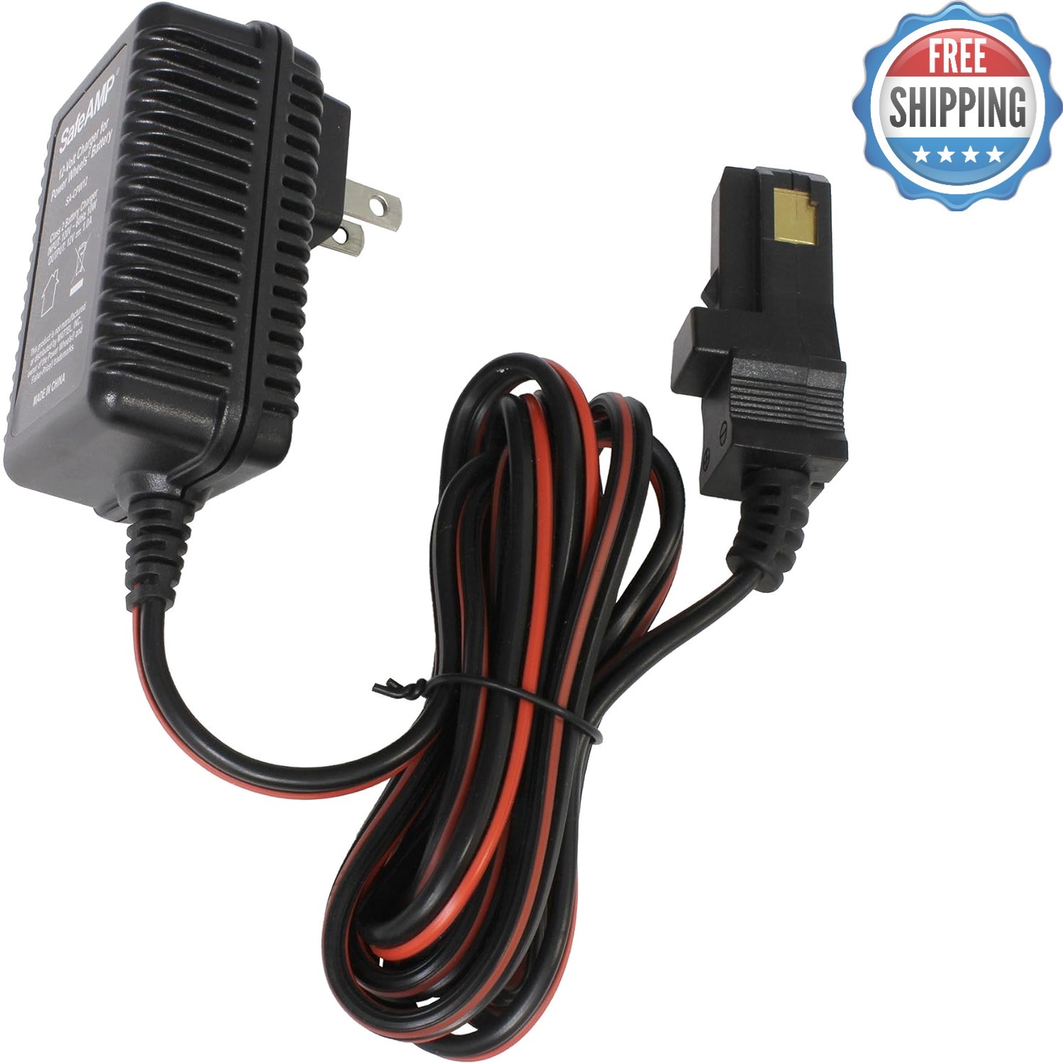 12V Charger for Power Wheels Gray & Orange Batteries – Lightweight & Listed