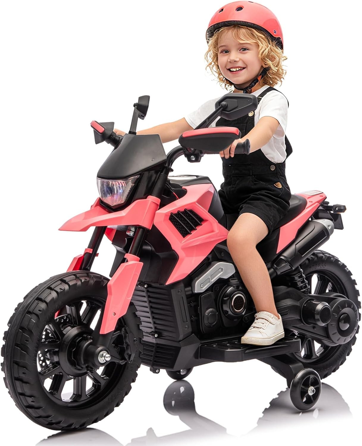 Motorcycle for Kids,Ride on Motorcycle w/ Traning Wheels,Electric Bike for Child