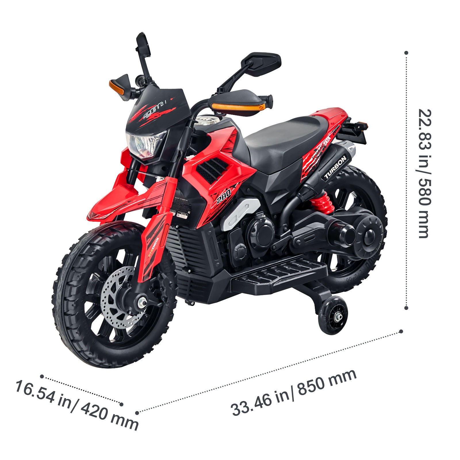 Kids Ride on Motorcycle 6V/12V/36V Electric Motorbike w/2 Wheels,3 Wheels