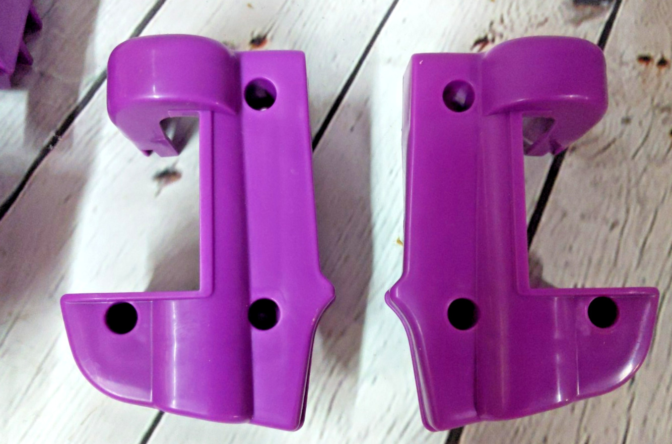 Genuine Power Wheels Barbie Jammin Jeep Doors and Hinges Purple