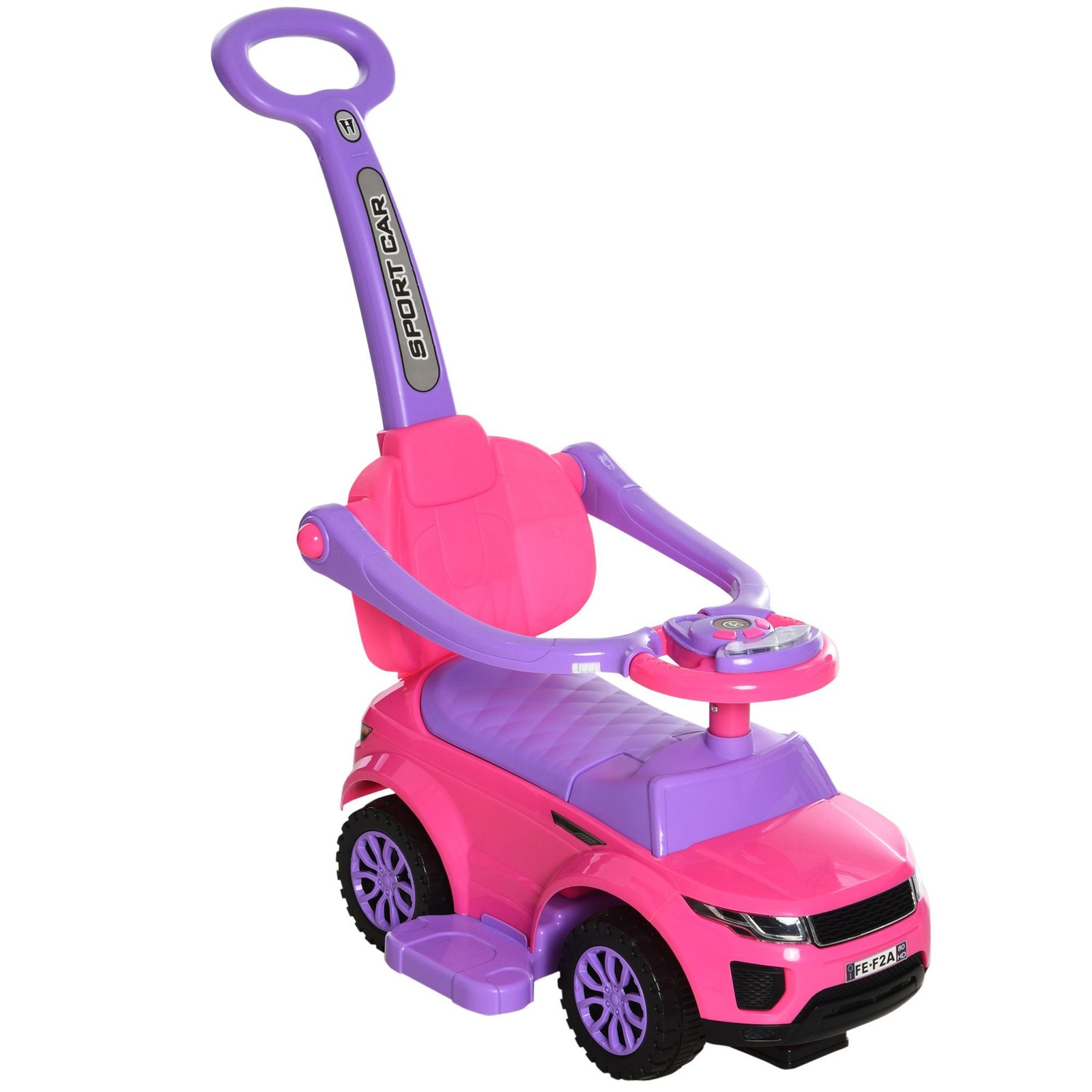 Musical Ride-On Experience with Steering Control, 55lb Capacity Frame