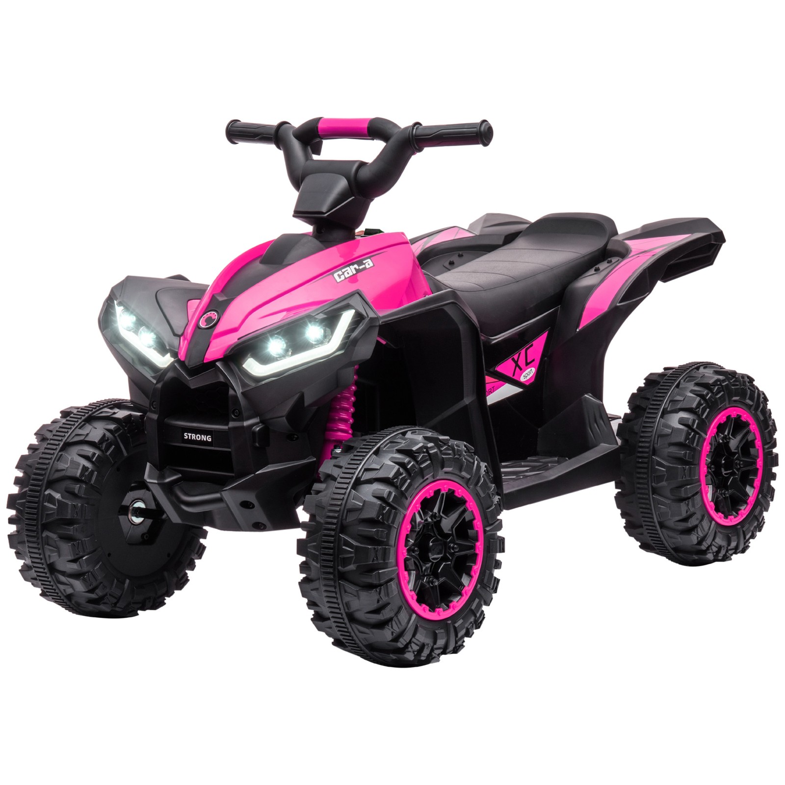 Four Wheeler for Kids with Music, Electric Ride-on Toy for Toddlers, Pink