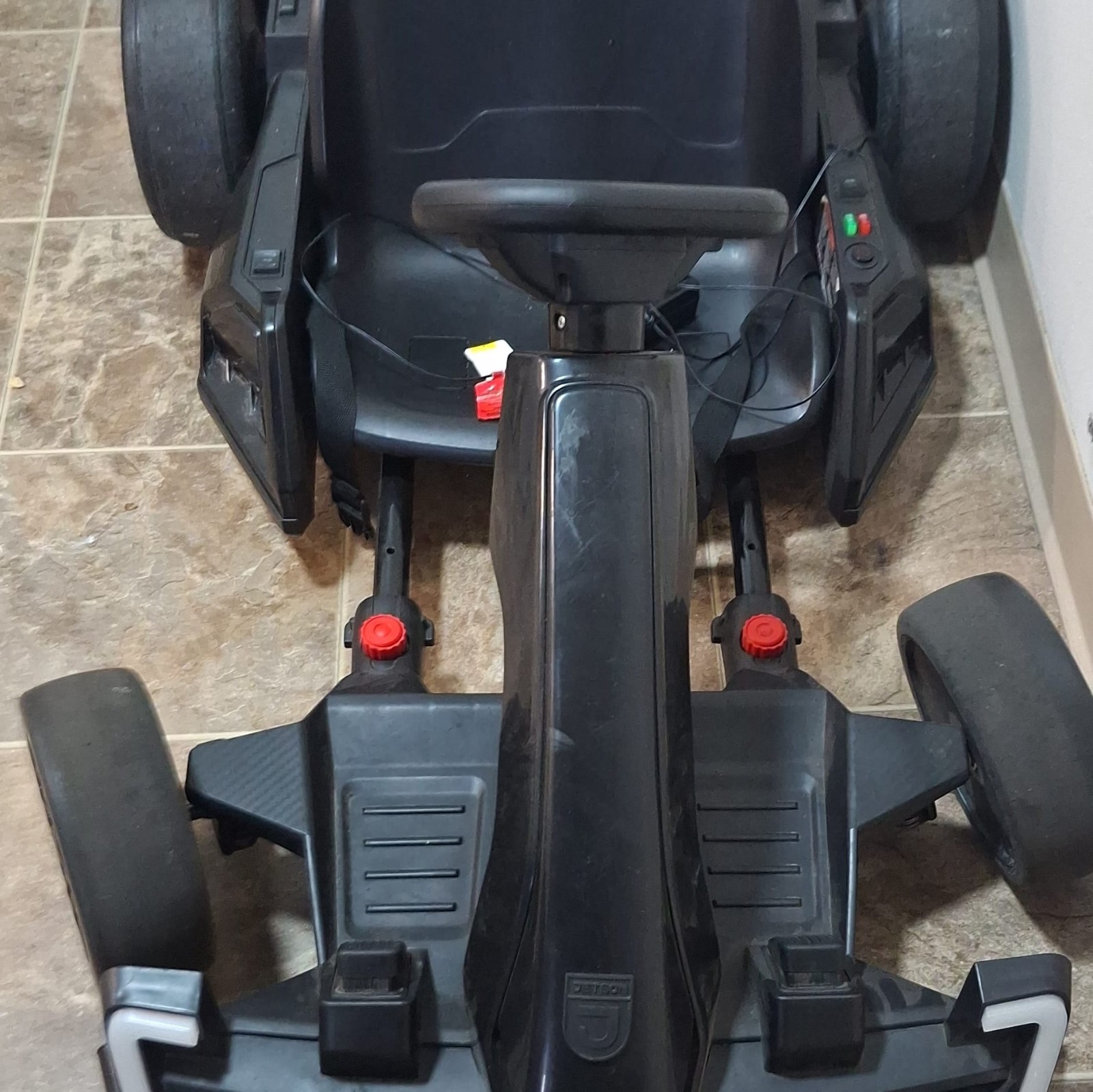 Kids Ride On Go Kart 4 Wheels Pedal Toy Ages 6-12 Seat 110 lbs Load