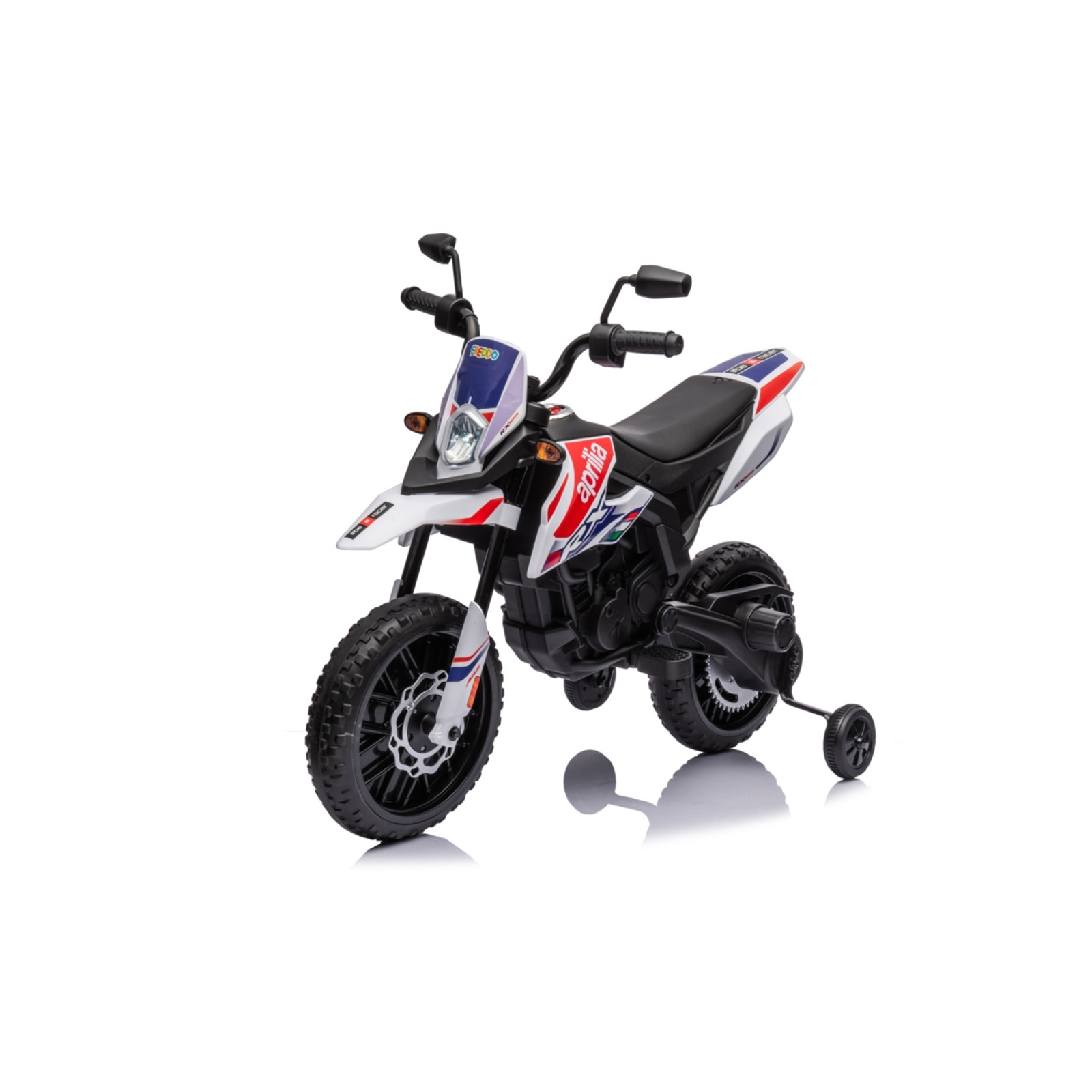 12V Aprilia Motorcycle Kids Ride On Toy Electric Power Bike Bluetooth 66lb Cap