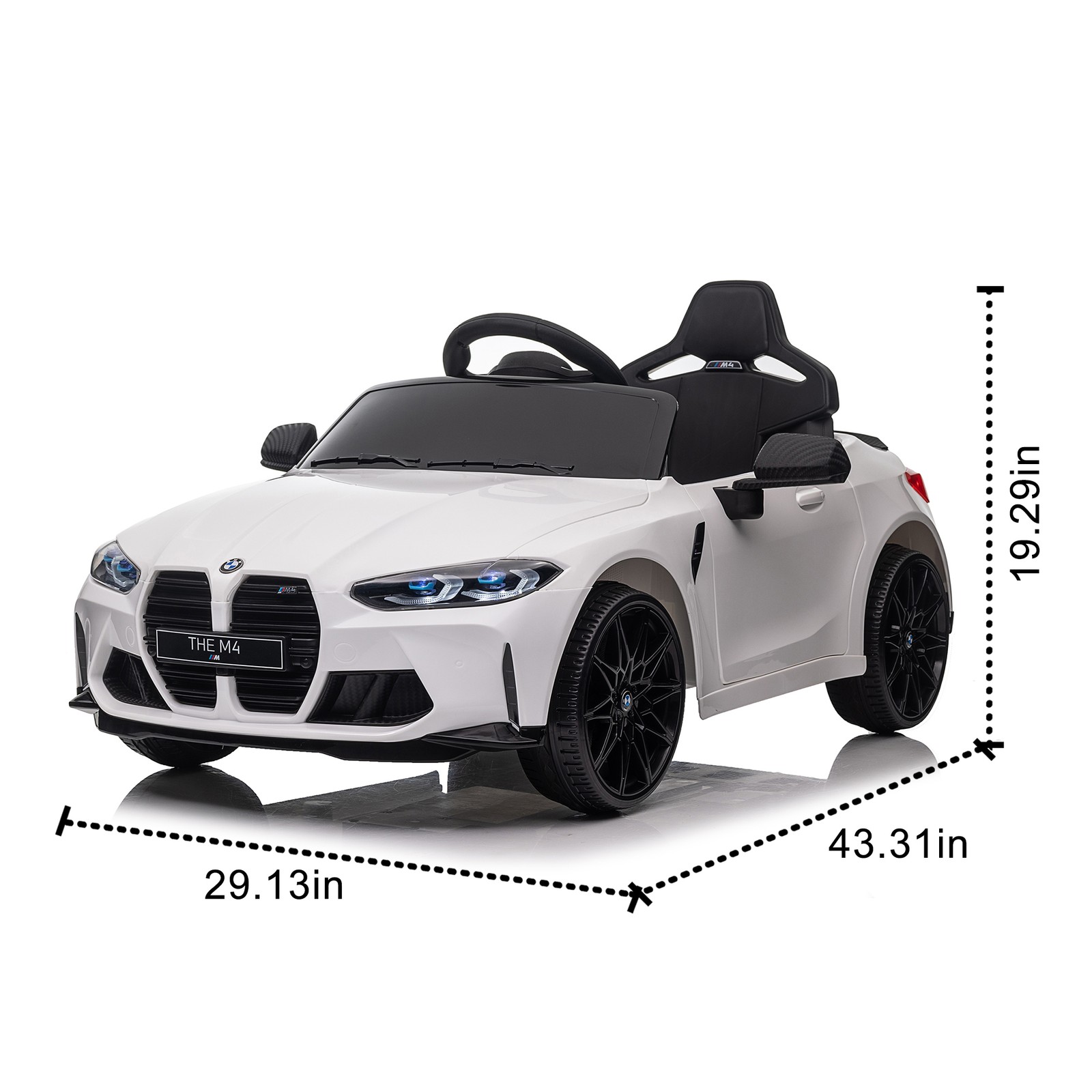 Electric BMW 12V Kids Ride On Car Toy 2.4G with RC USB MP3 Bluetooth LED