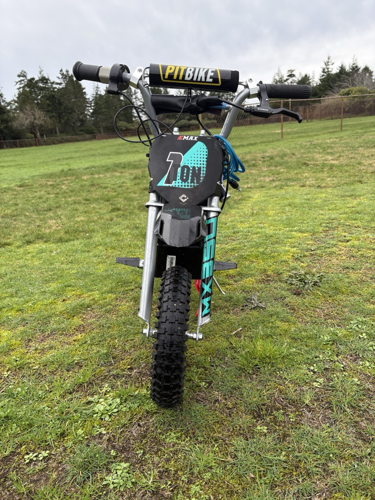 EMAX Battery Operated Pit Bike Ride-On Toy for Ages 4-11 Years