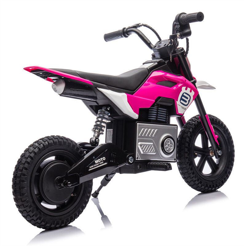 24V Kid Ride On Electric Toy Motocross Motorcycle 200W 3.1-9.32MPH for Aged 5-15