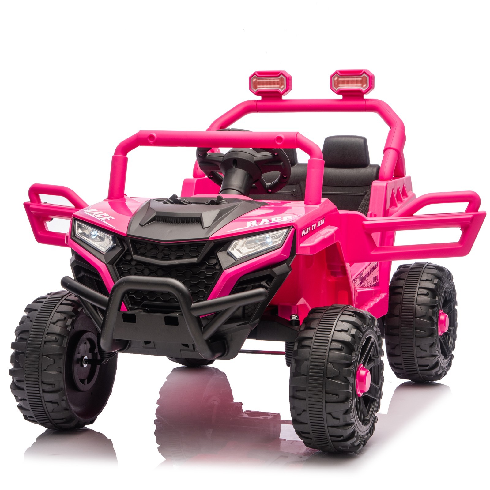 12V Kids Electric Car Truck Ride On UTV W/Remote,Batttery Power Wheels Toys,Pink