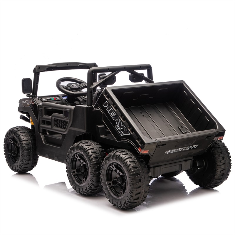 12/24V Kids Ride On Toy 6-wheel Electric Truck W/ Parents Control for Aged 3-5