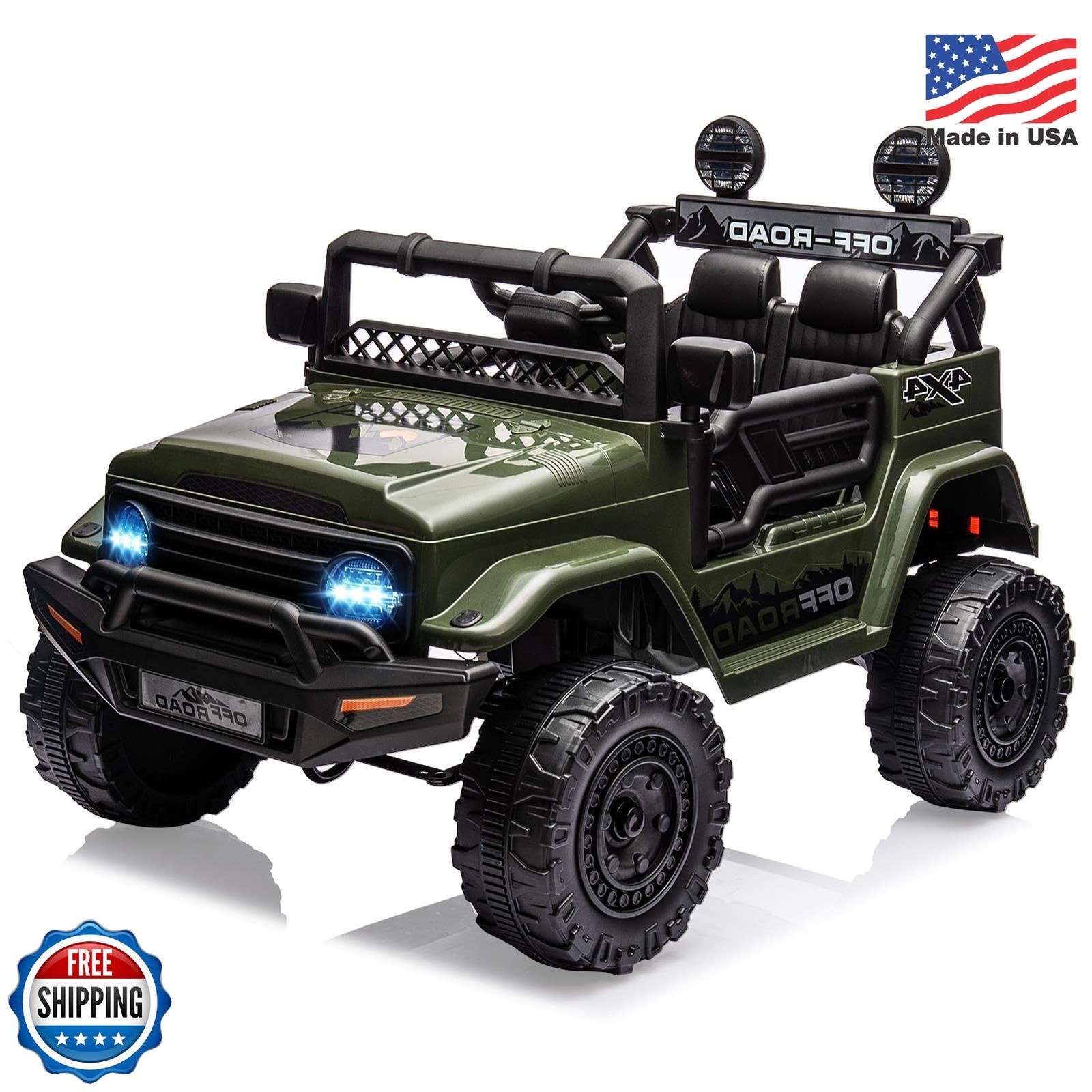 Garvee 12V Kids Ride On Truck Car with Remote Control – Electric Ride On Toys fo