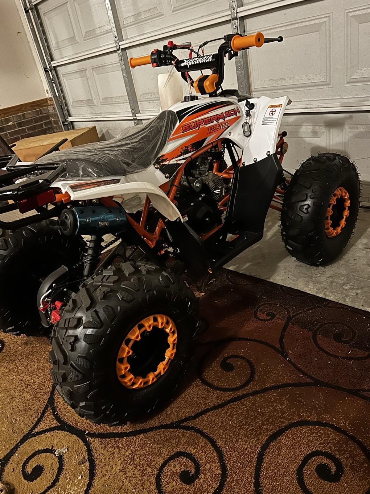Pulse Performance Products ATV Quad Ride-On – Black (166117)