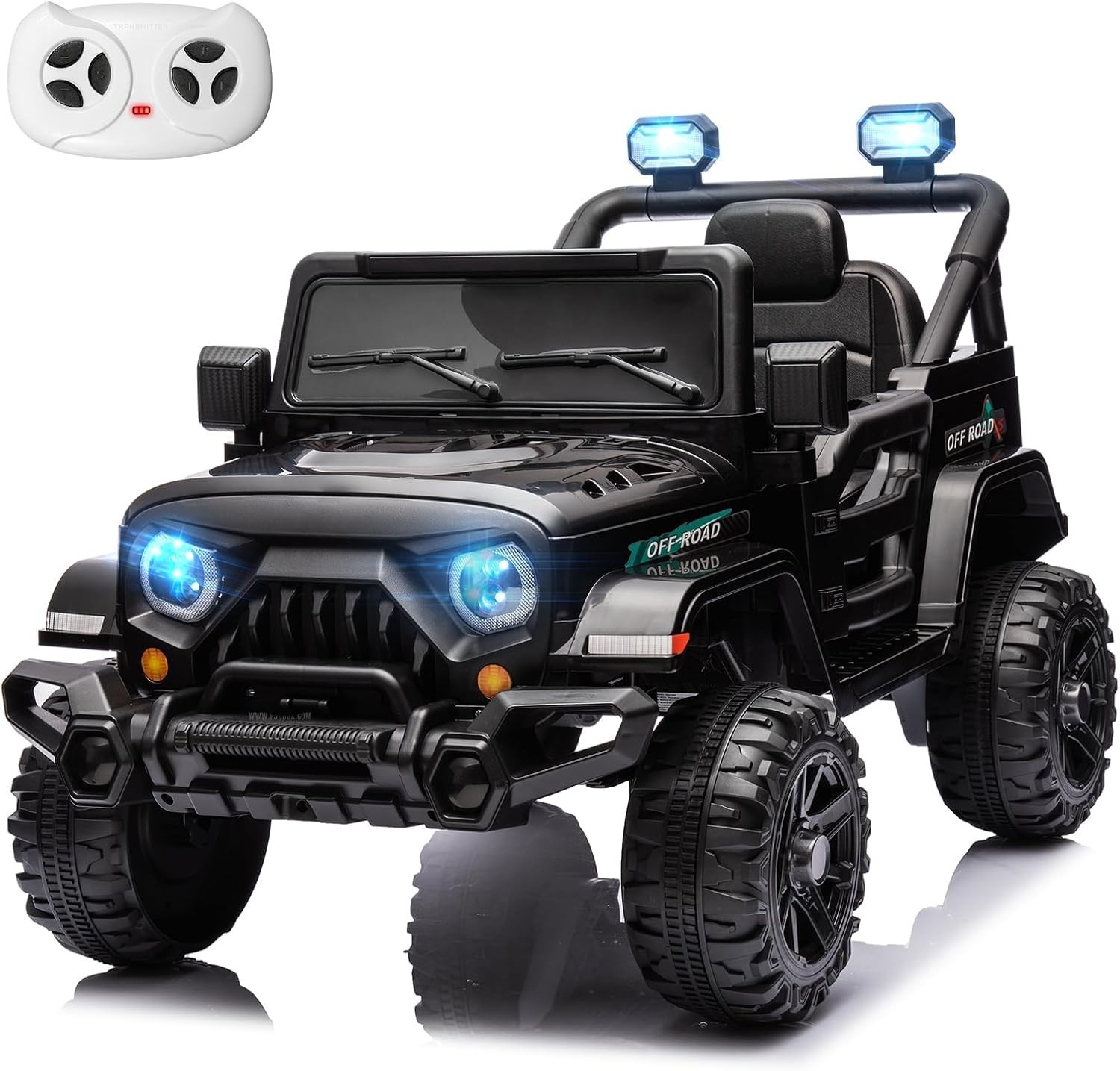 12V Kids Electric Ride on Truck Car Remote Control, Twin 35W Motors 3.5MPH Max S