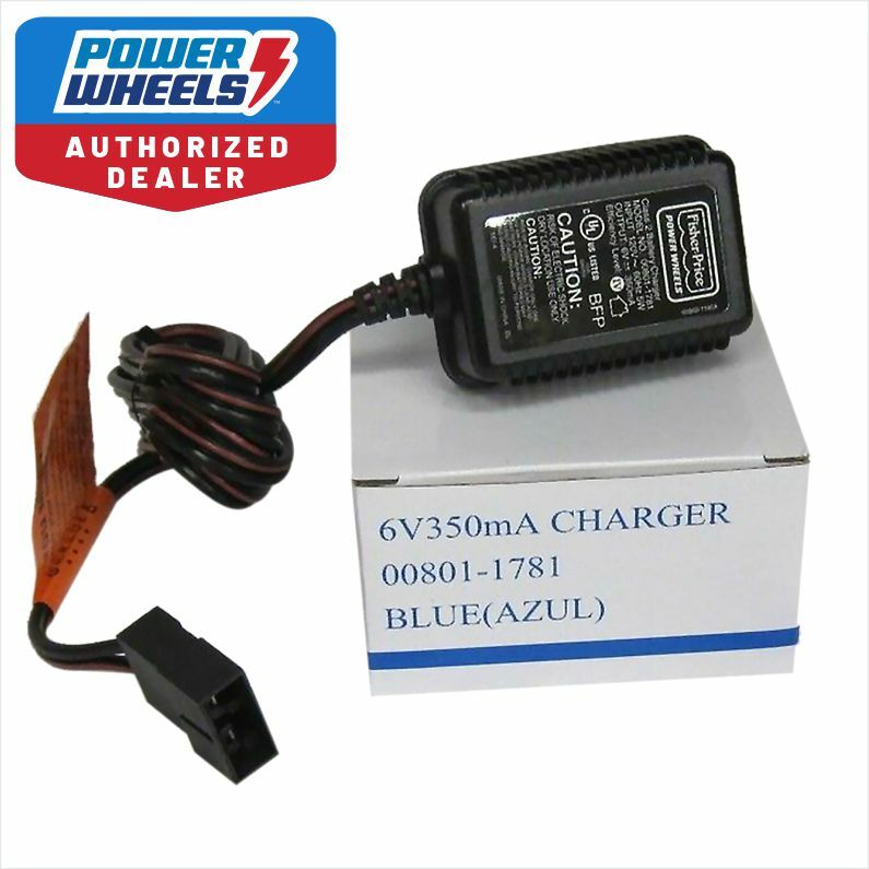 Power Wheels 74230 Harley Davidson Lil Motorcycle 6 Volt Blue Battery Charger