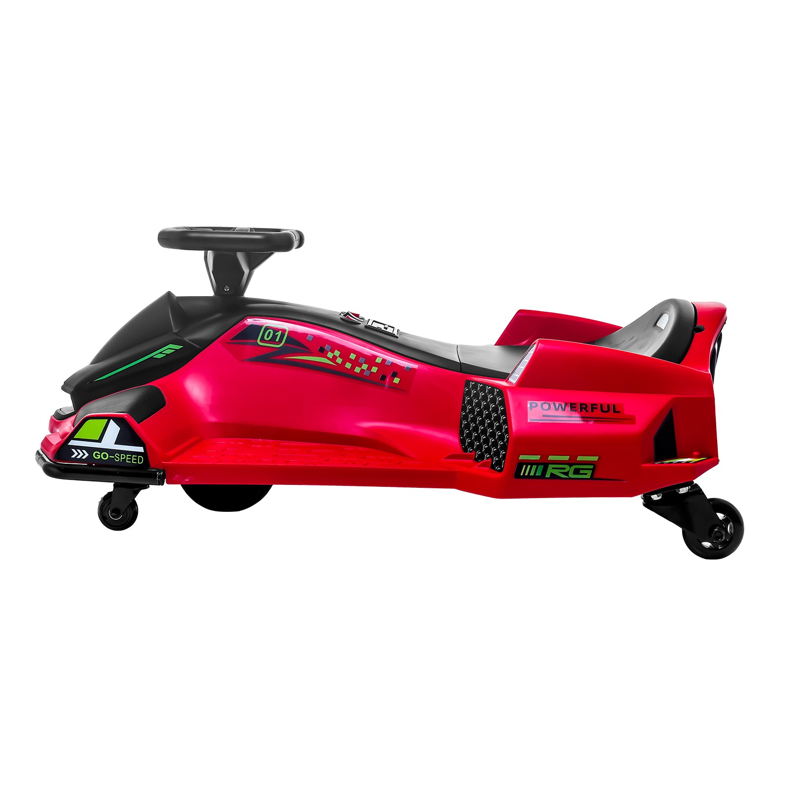 24V Electric Go Kart 180W Brushless Motor Drift Ride On High Low Speed 8-12