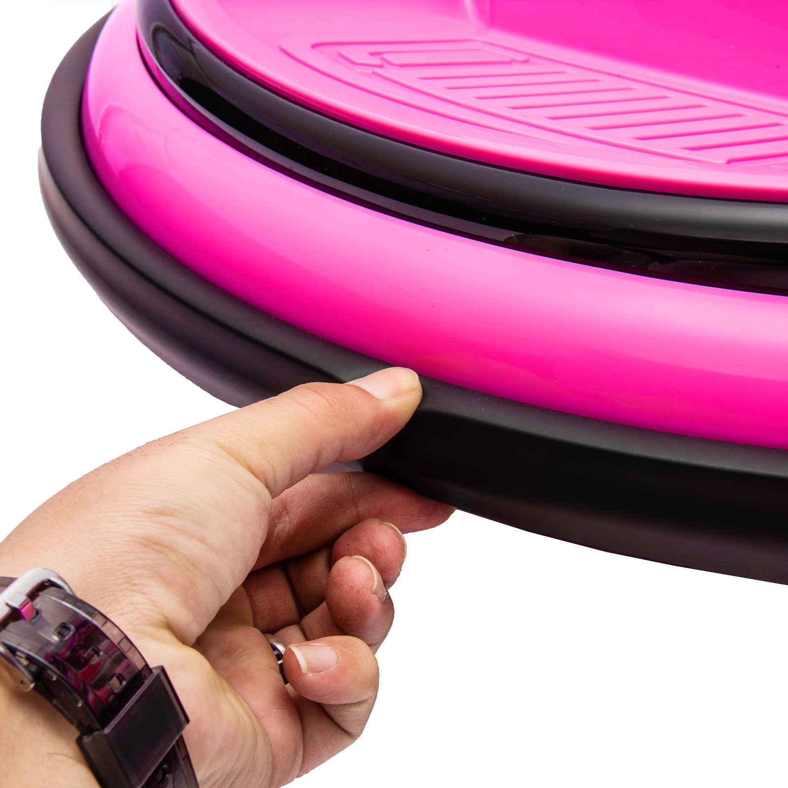 12V Ride on Bumper Car for Kids Electric Car for Kids 1.5-5 Years Old LED Pink
