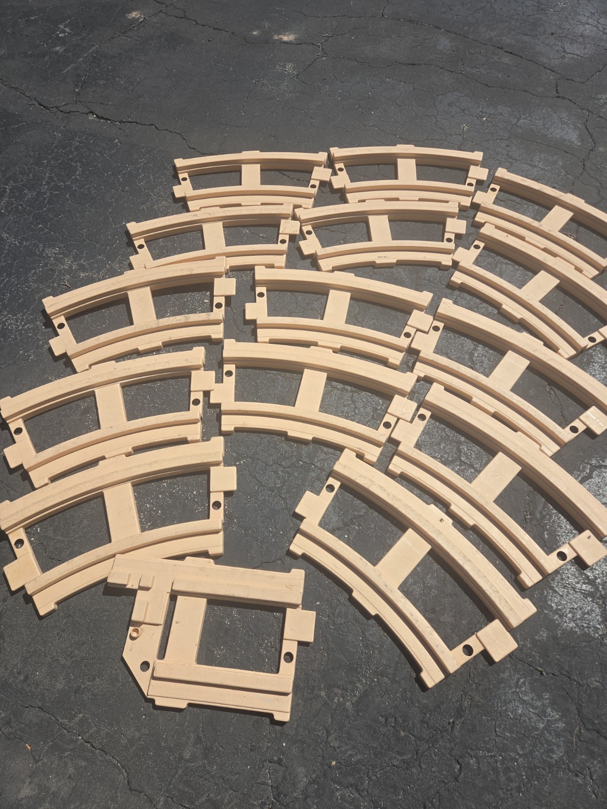 15 Peg Perego Thomas the Train Rider Ride-On •CURVED TRACKS LOT Replacement Part