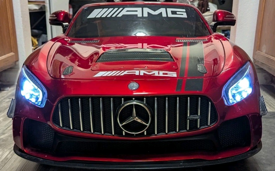 Kids 12V Ride On Car Licensed Mercedes Benz AMG GTR W/MP3 & REMOTE Control Red