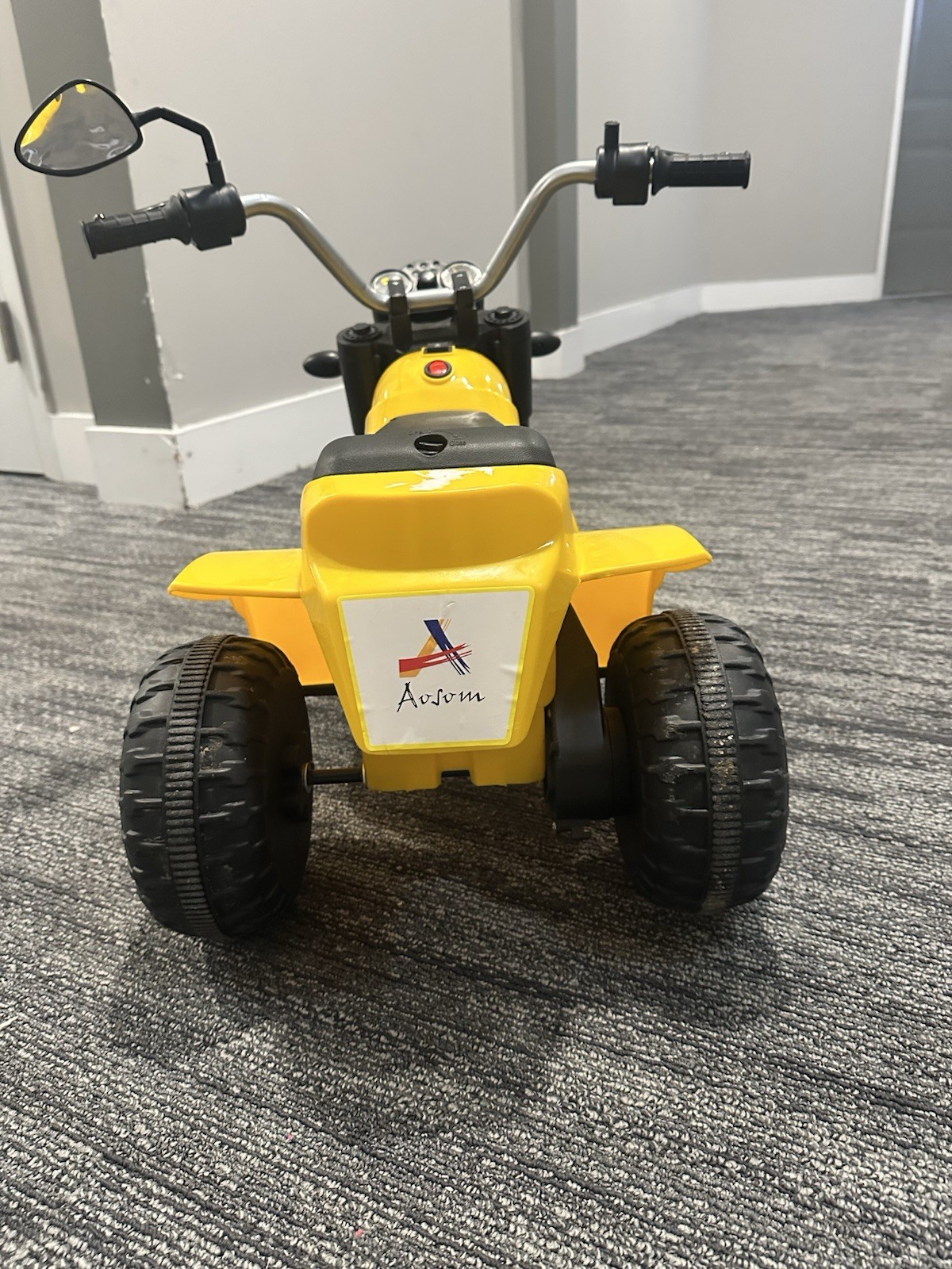 Aosom Kids Electric Pedal Motorcycle 6V Battery Powered