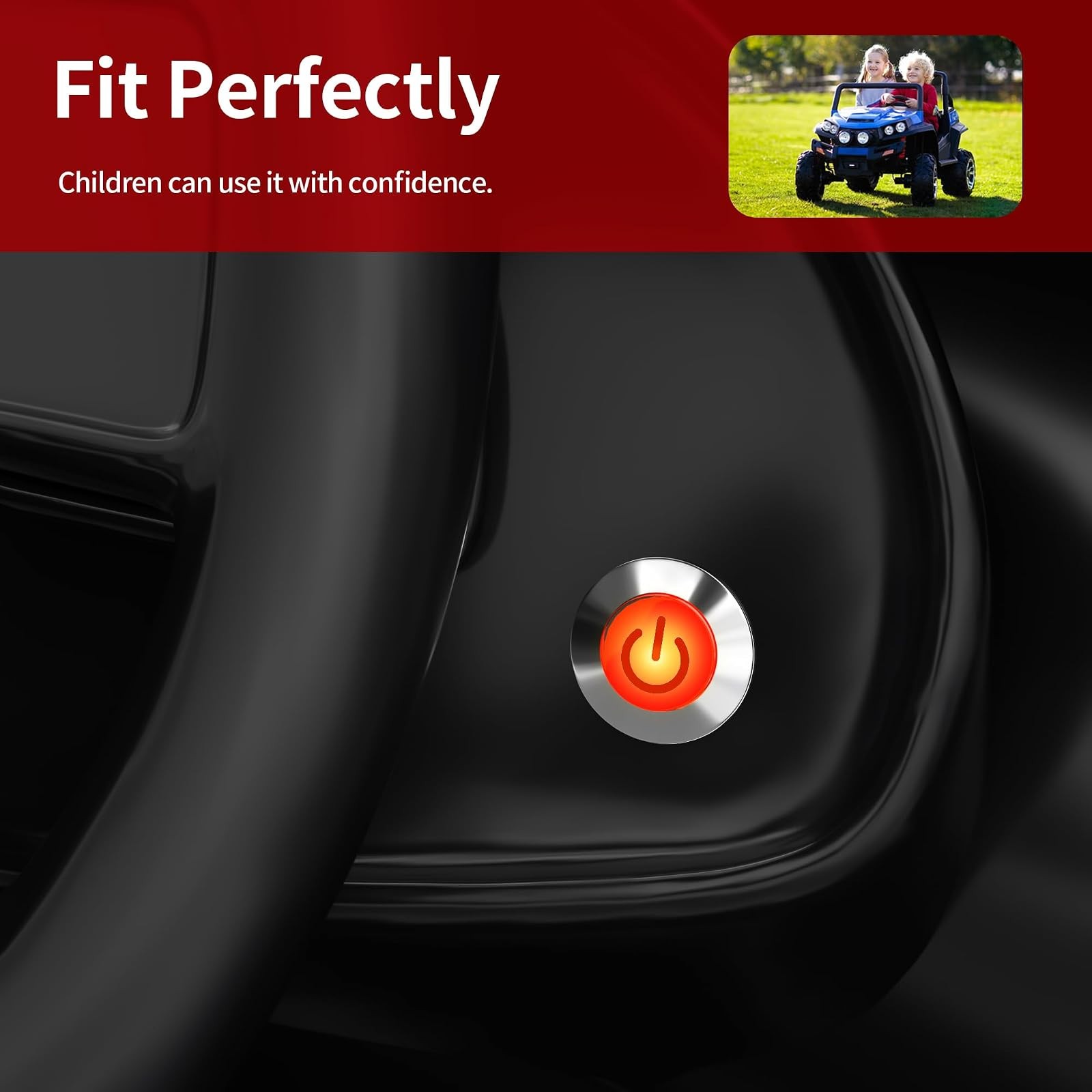 12v key start power switch replacement for kids ride on car toy