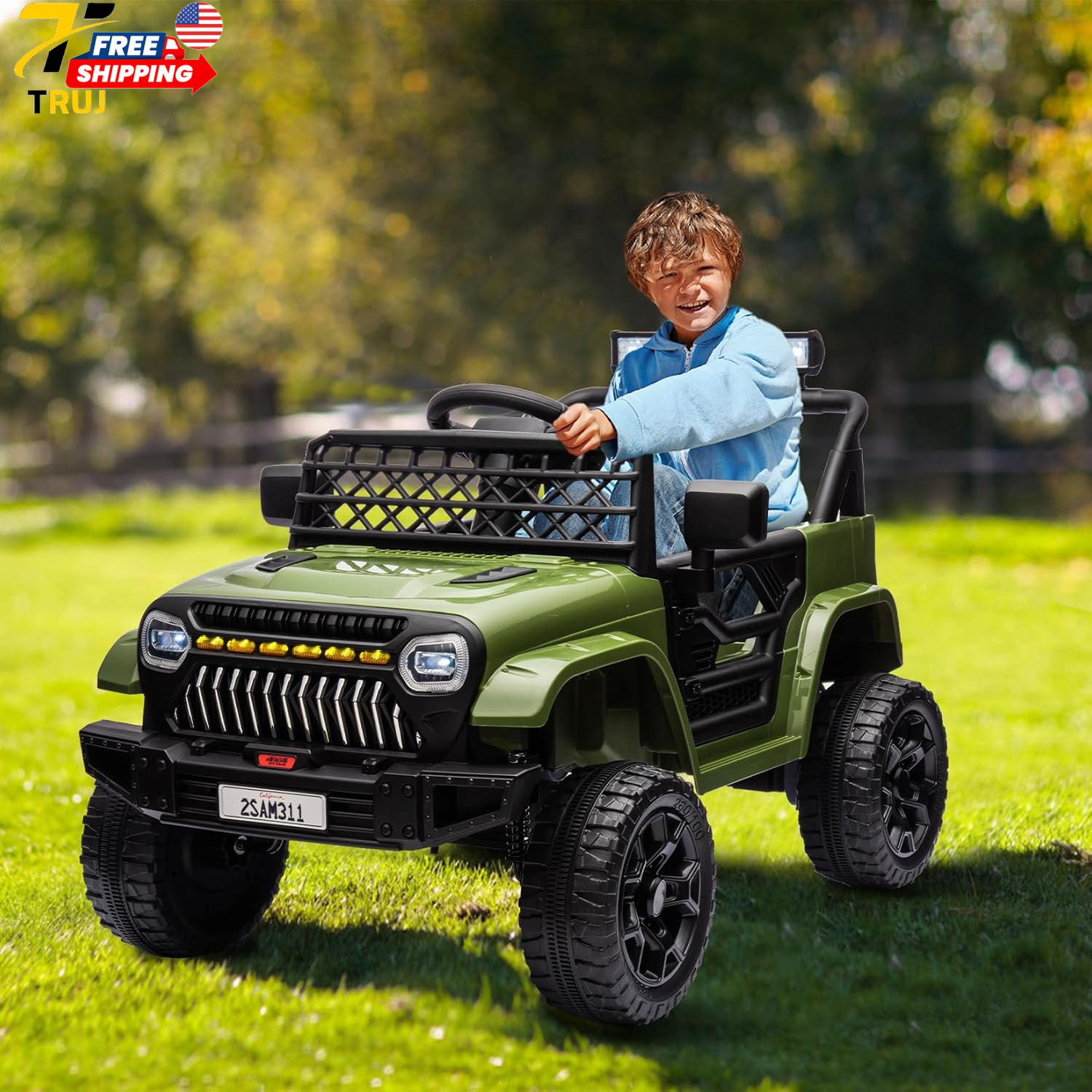12V Kids Ride On Truck Electric Vehicle Battery Powered Car Toddlers Ride On Toy