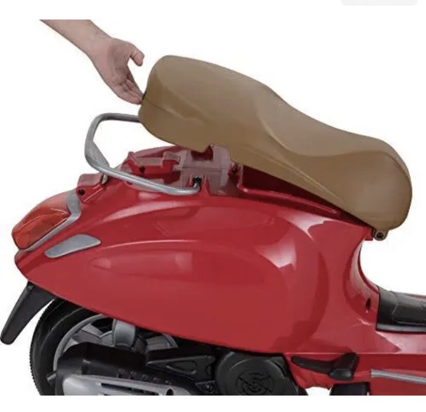 Kid Trax Toddler Vespa Scooter Electric Ride On Toy, 3-5 Years Old, 6 Volt, Max