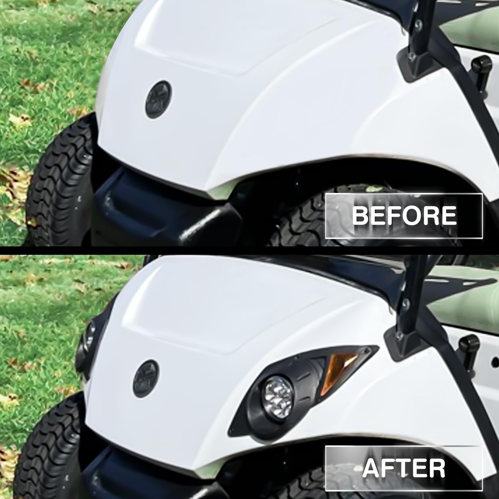 LED Head Light Kit For YAMAHA Drive G29 2007-2016 Gas or Electric Golf Cart M…