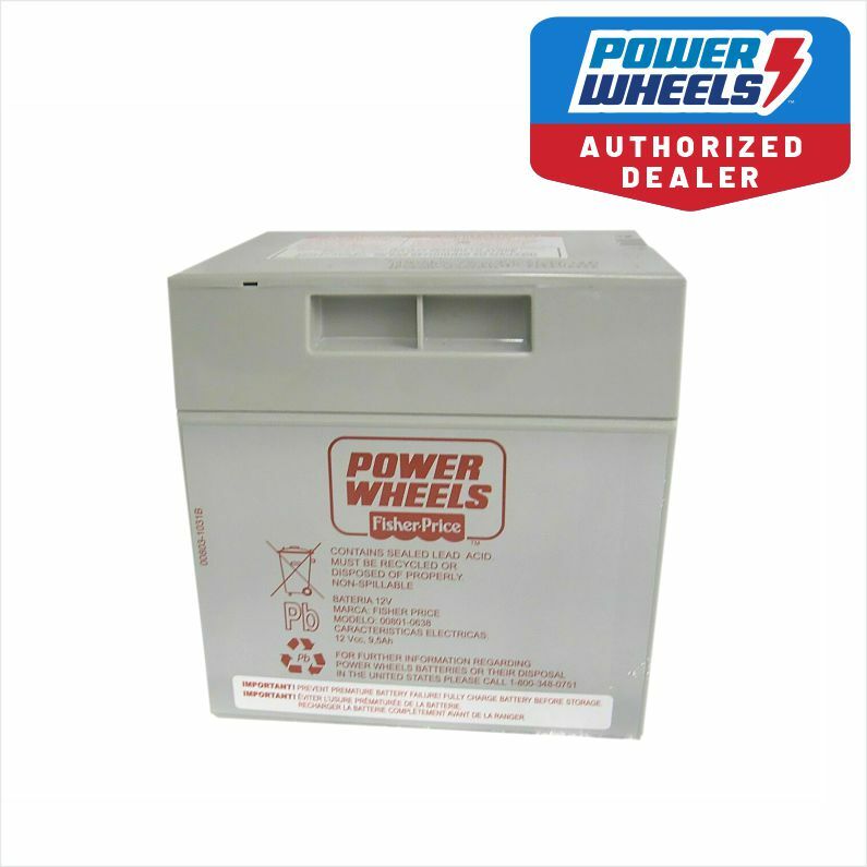 Power Wheels Ford F-150 Battery Fisher Price F150 Authorized Servicer Grey 12v