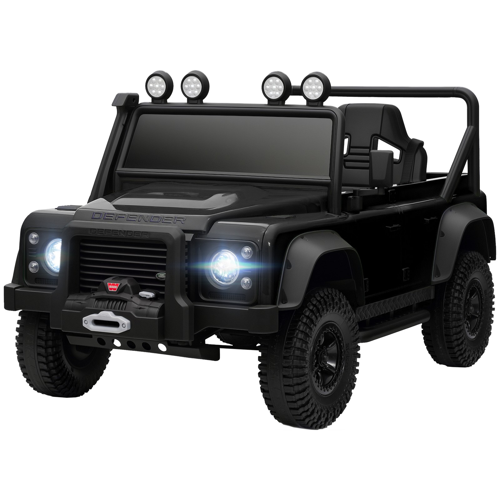 Licensed Land Rover Defender Ride On Car 12V Battery Remote Control 3-8 Years