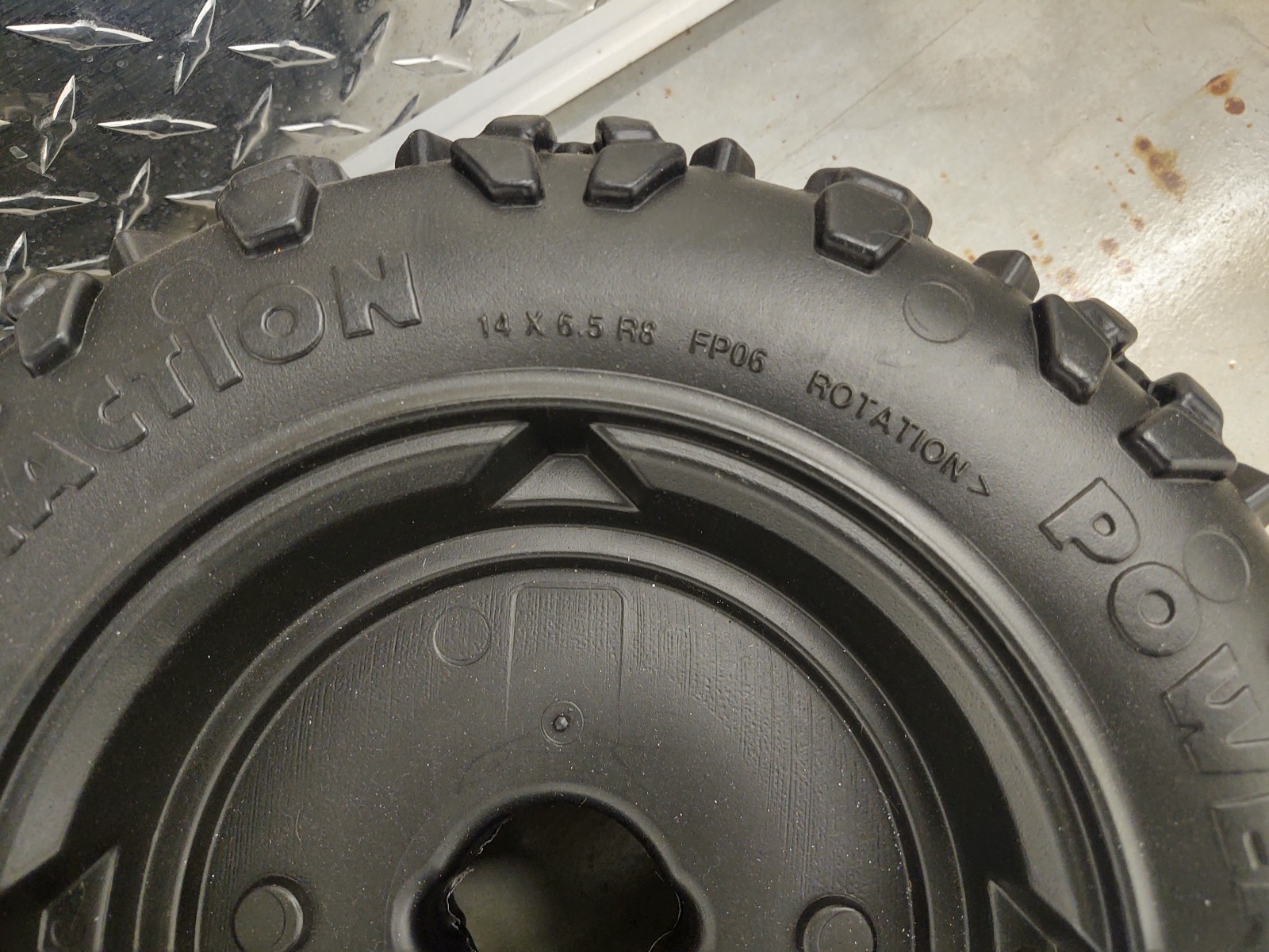 Power Wheels, Ford F-150, 2 pk Passenger Front Wheels, K8285-Q802-01, K8285-2039