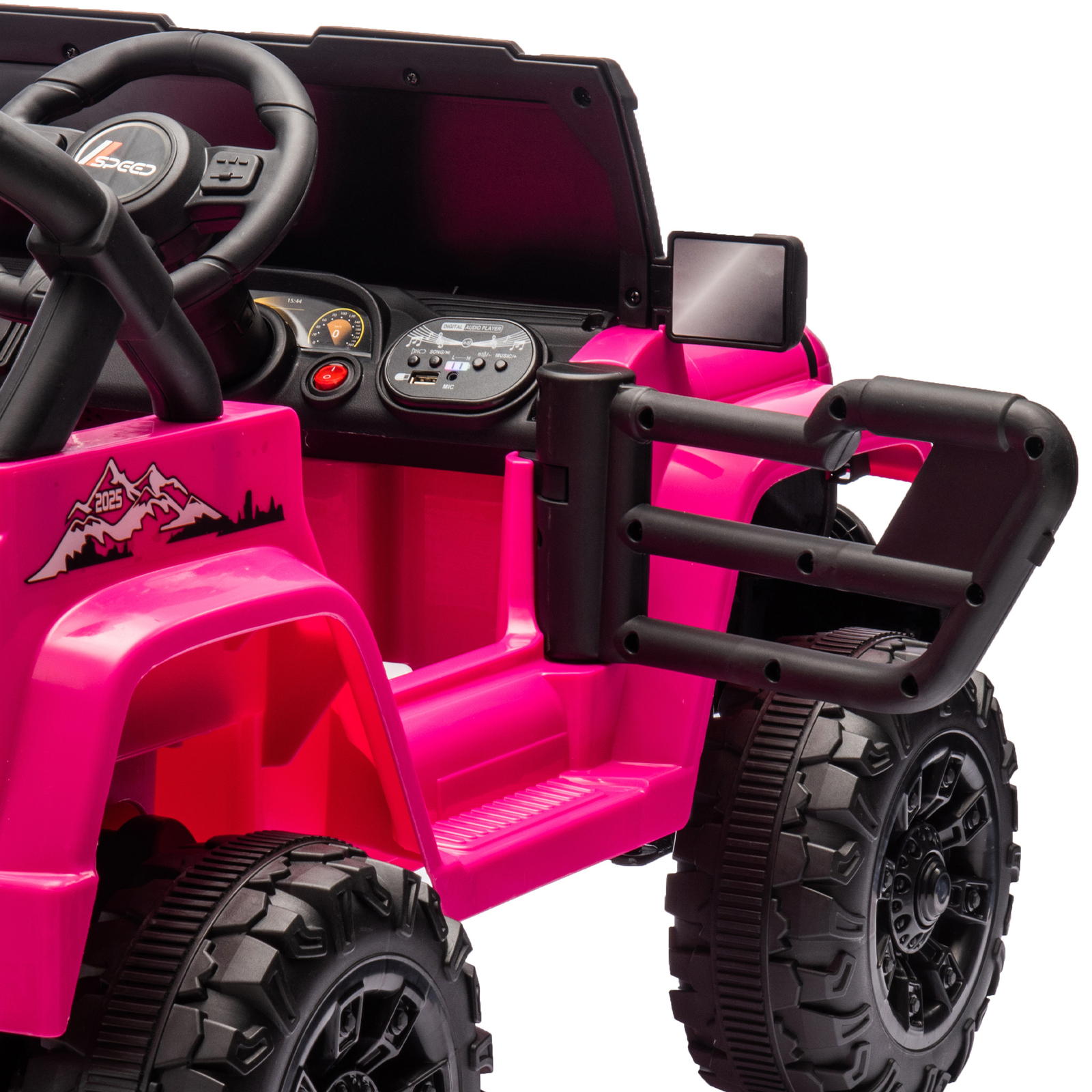 12V Kids Ride on Toys Electric Car W/Parents Control,Dual Drive, Four-wheel.MP3