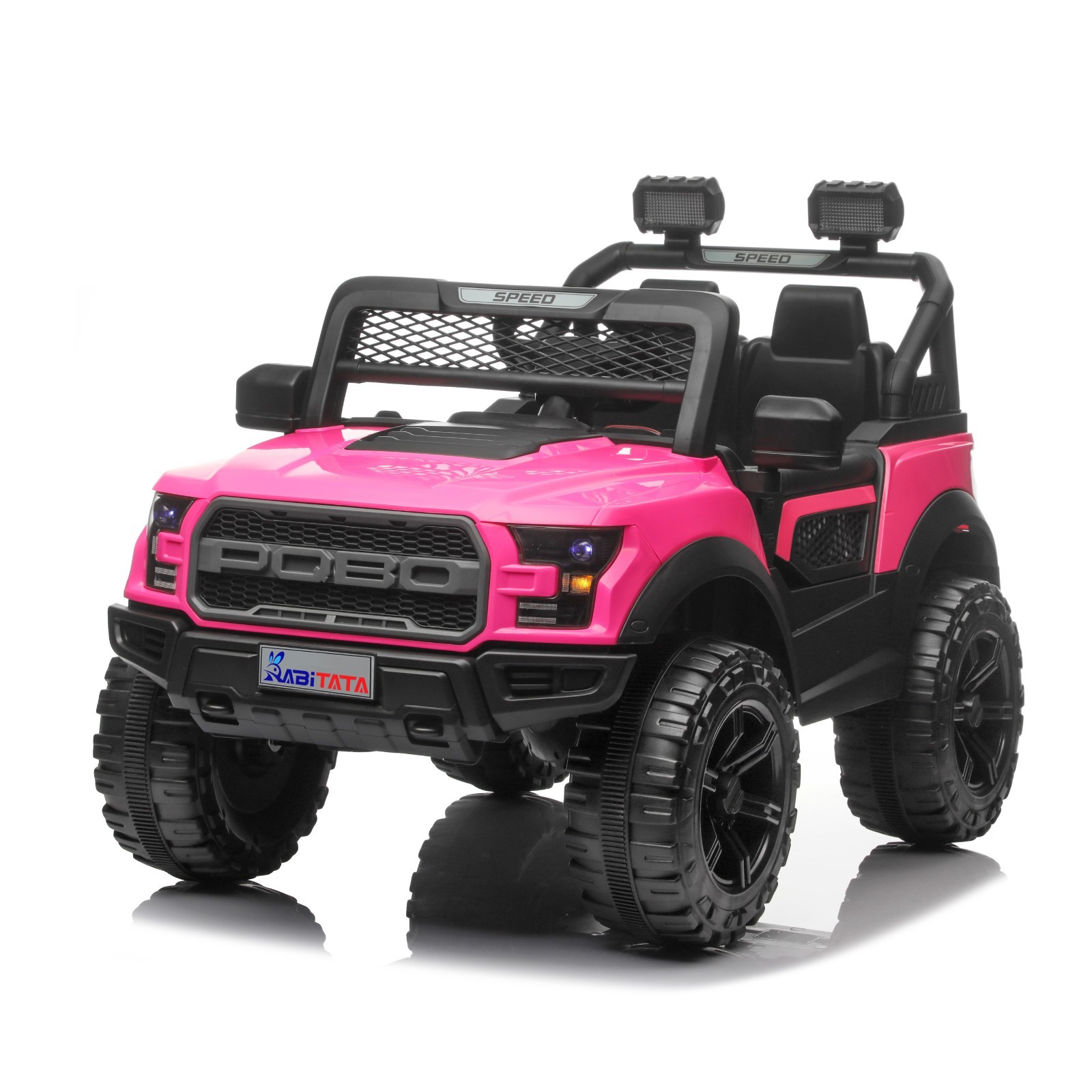 12V Kids Ride On Car – 2 Motors, Remote, Swing & Lights