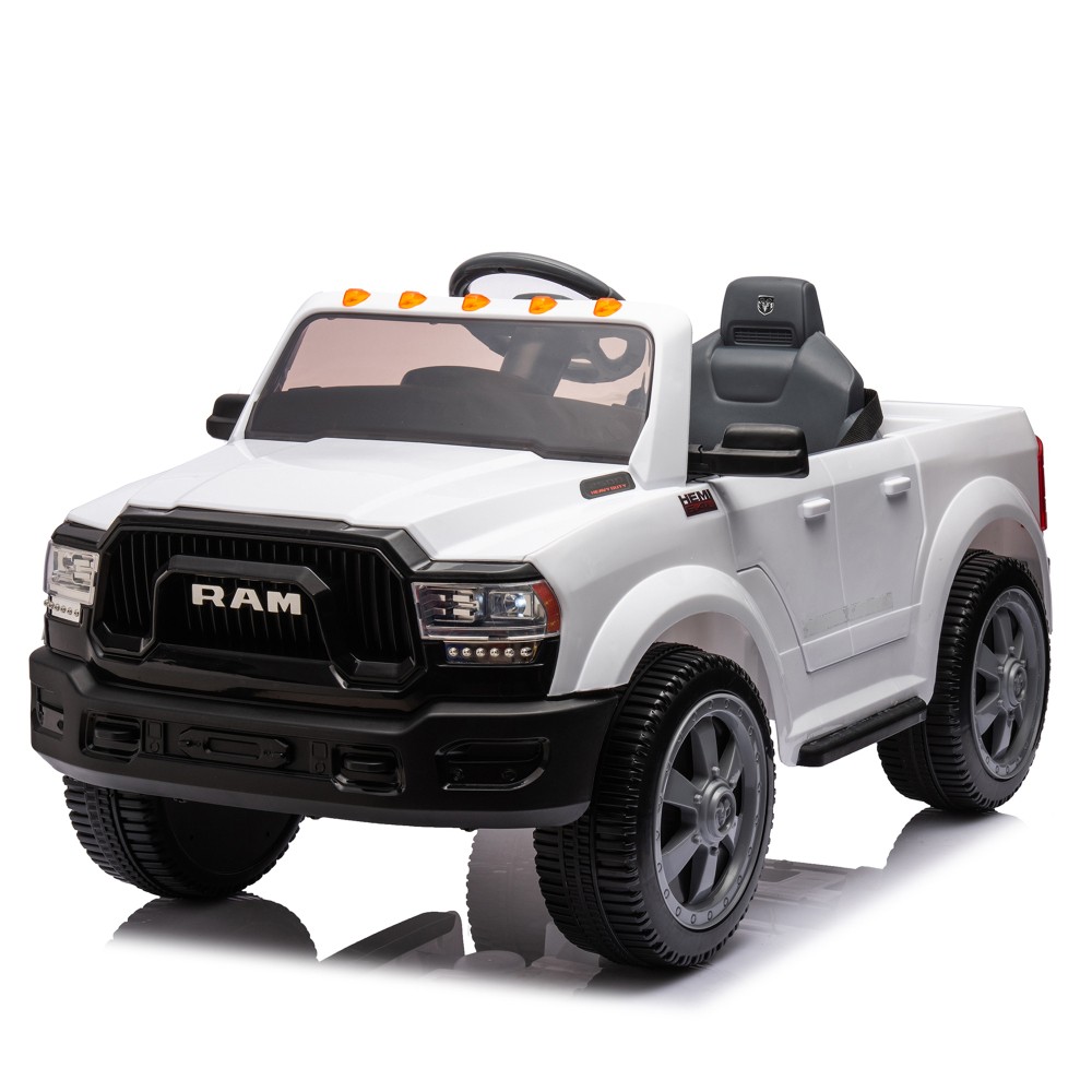 12V Kids Ride on Car Licensed RAM 2500 Electric Truck with Remote for Kids 3-5