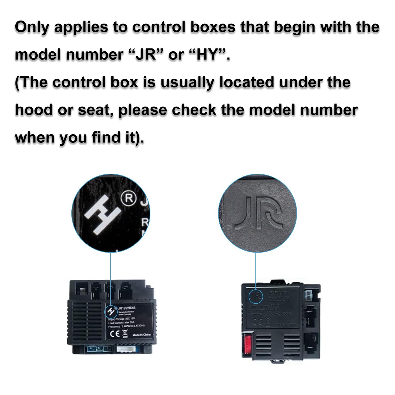 FLHFULIHUA 2.4G Bluetooth Remote Control for Ride On Car Controller…
