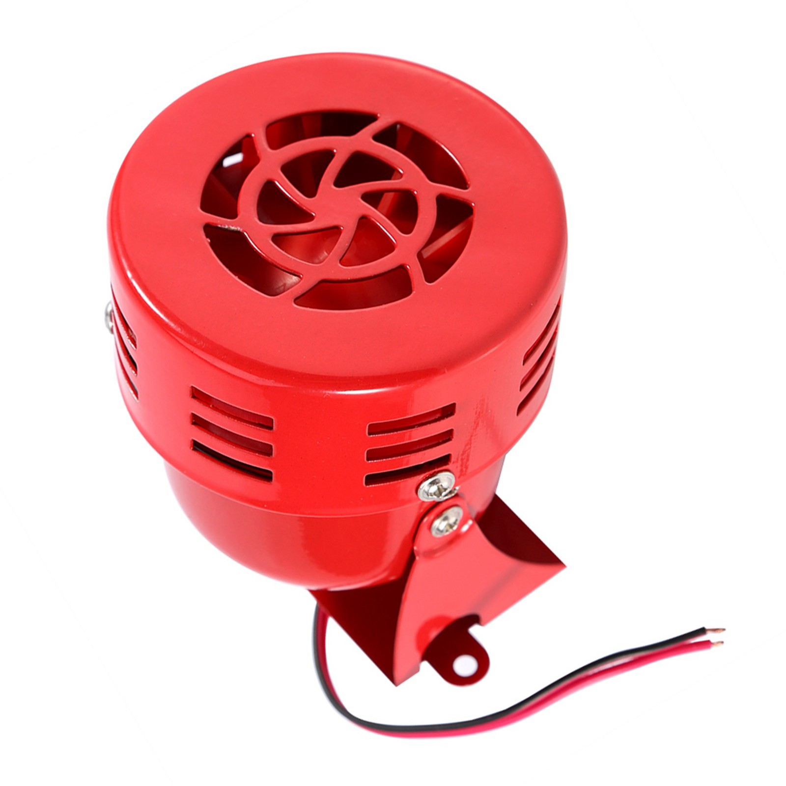 110 DB Durable Electric Motor Siren For Car Truck Motorcycle Compact Red Ai NZAD