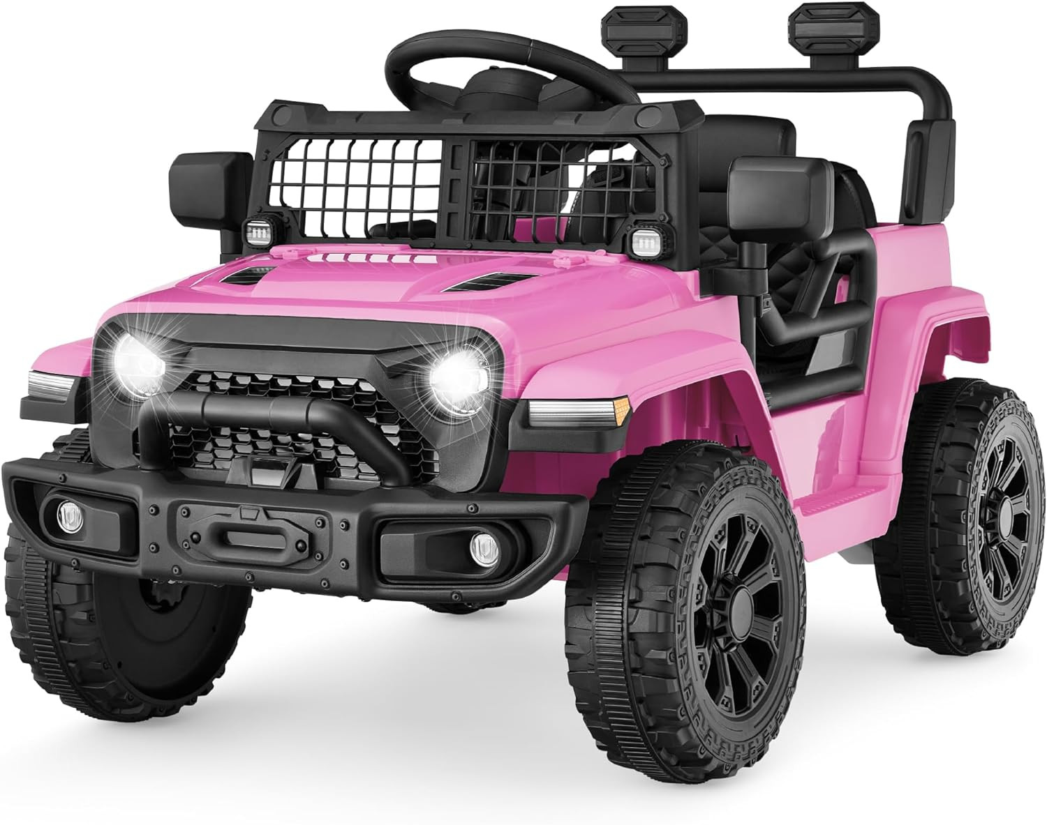 Carro Electrico Para Niños De 3 A 5 Años Montar Manejar Y Jugar Con Luces NUEVO