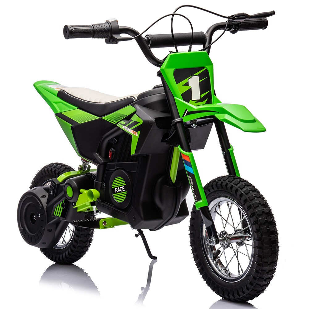 24V Kids Ride-On Motorcycle Electric Off-Road Motorcycle 250W 13.6MPH for Age 8+