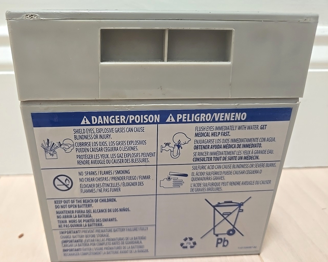 Power Wheels 12-Volt Rechargeable Battery, Replacement Battery For Power Wheels