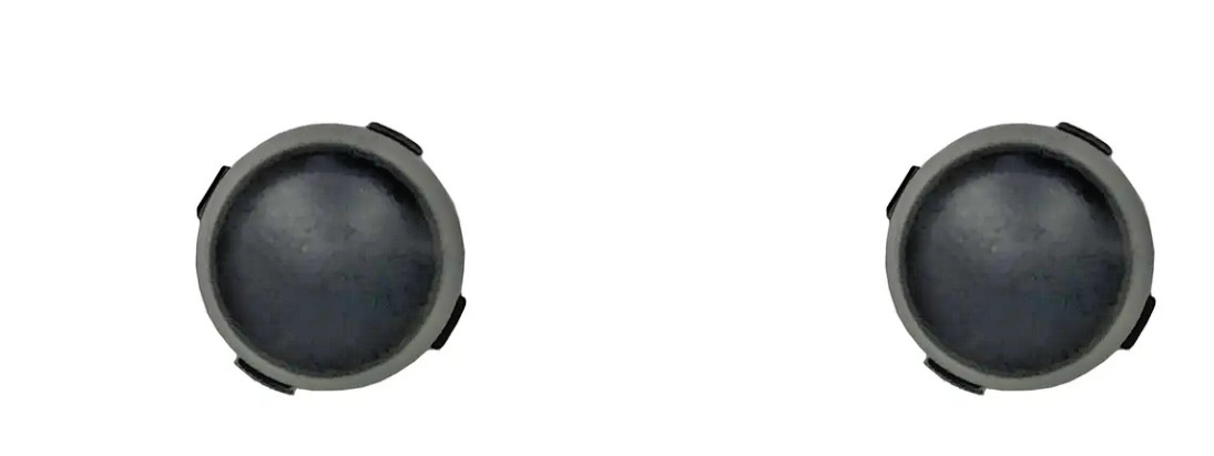 Original Peg Perego Black Small Hub Cap Set of 2 Part #SPST8398N